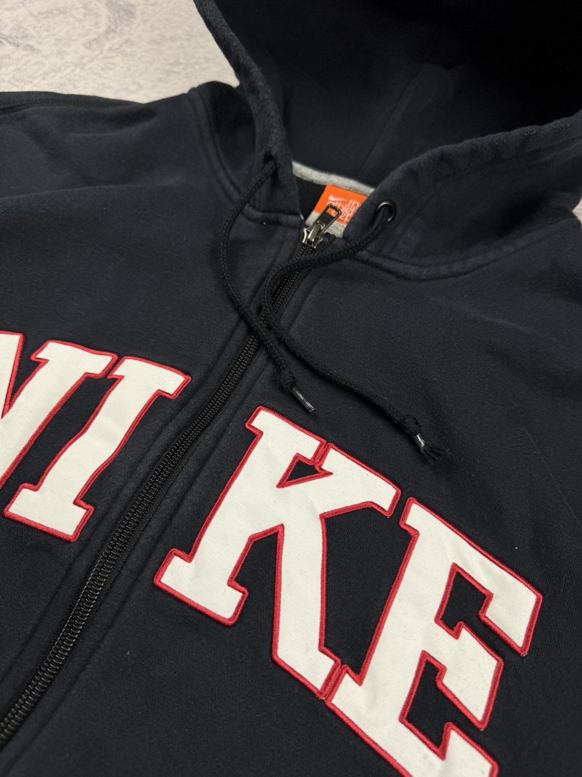 Nike × Vintage NIKE VINTAGE CENTER LOGO OVERSIZE BOXY HOODIE Size US XL / EU 56 / 4 - 5 Thumbnail