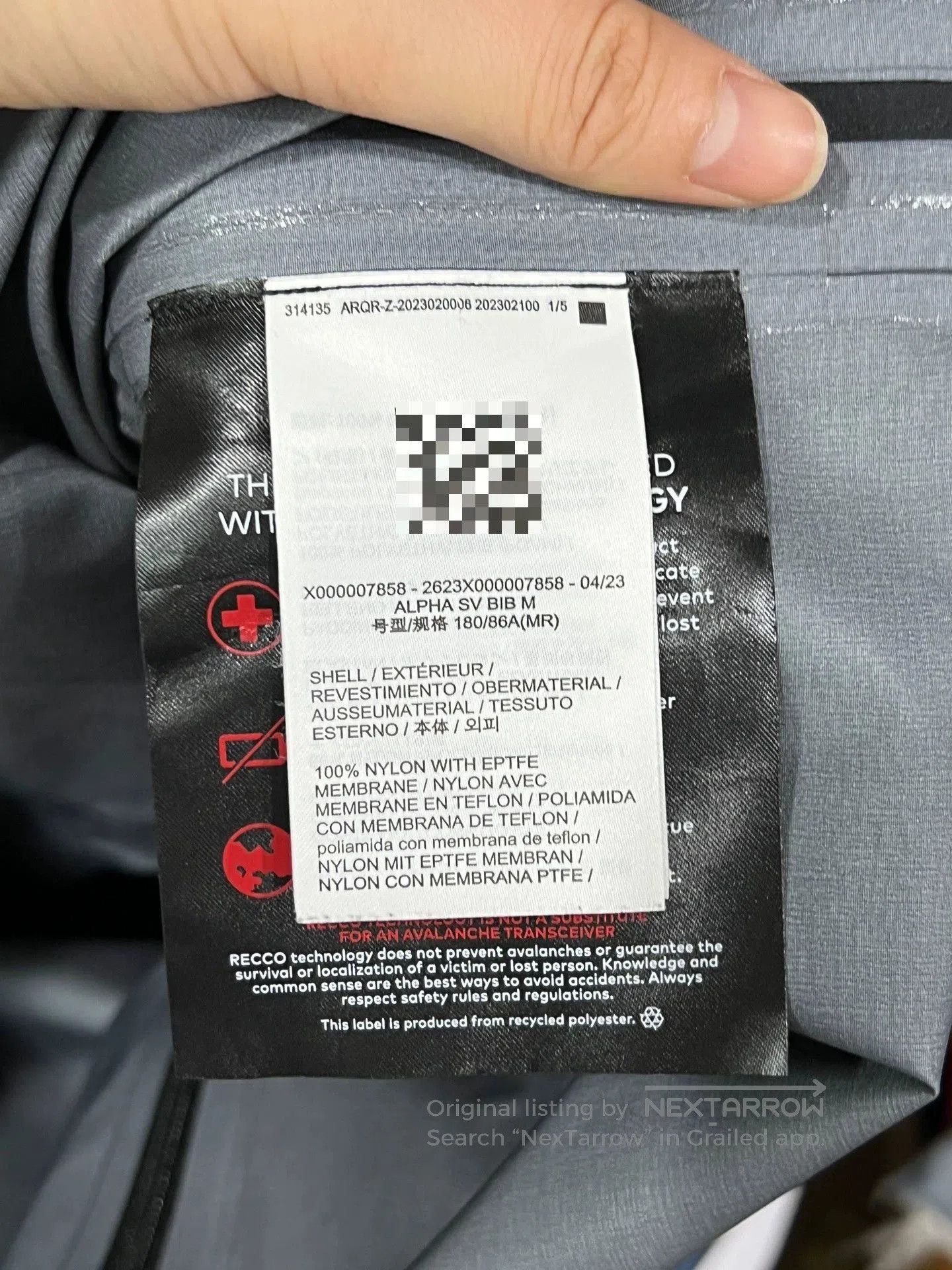Arc'teryx Arcteryx Black Ski Bib Pants Size M. Size US 30 / EU 46 - 5 Thumbnail