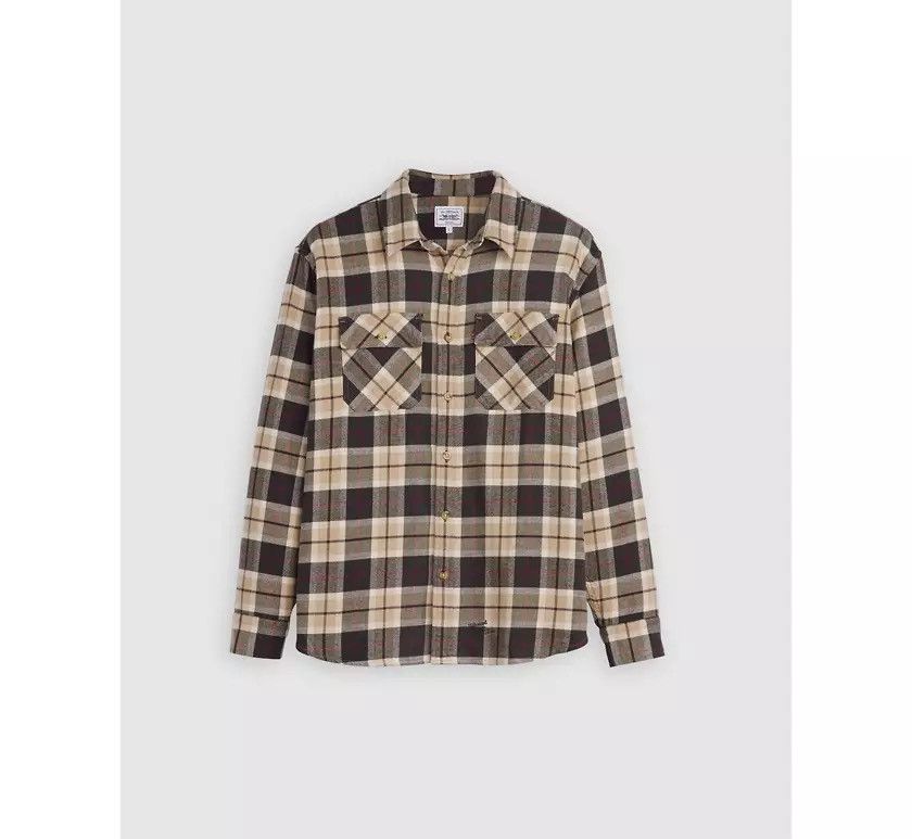 JJJJound × Levi's Levi’s JJJJOUND Plaid Flannel Shirt Size US L / EU 52-54 / 3 - 1 Thumbnail