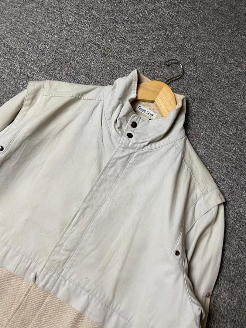 RENOWN Green Crow + Renown Windbreaker Jacket with Mesh (179) Size US L / EU 52-54 / 3 - 9 Thumbnail