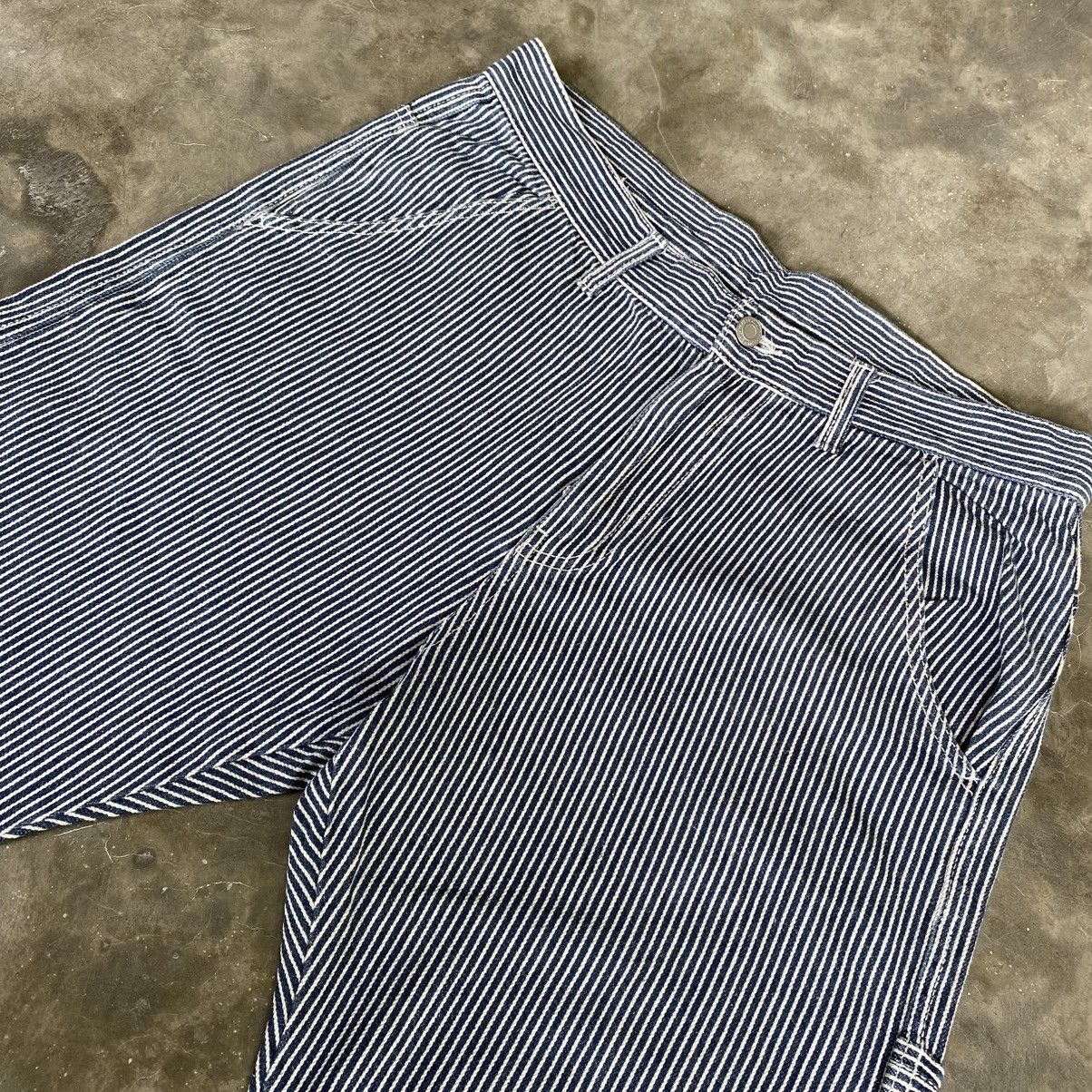 Issey Miyake 2000s Hickory Carpenter Pants Size US 33 - 2 Thumbnail