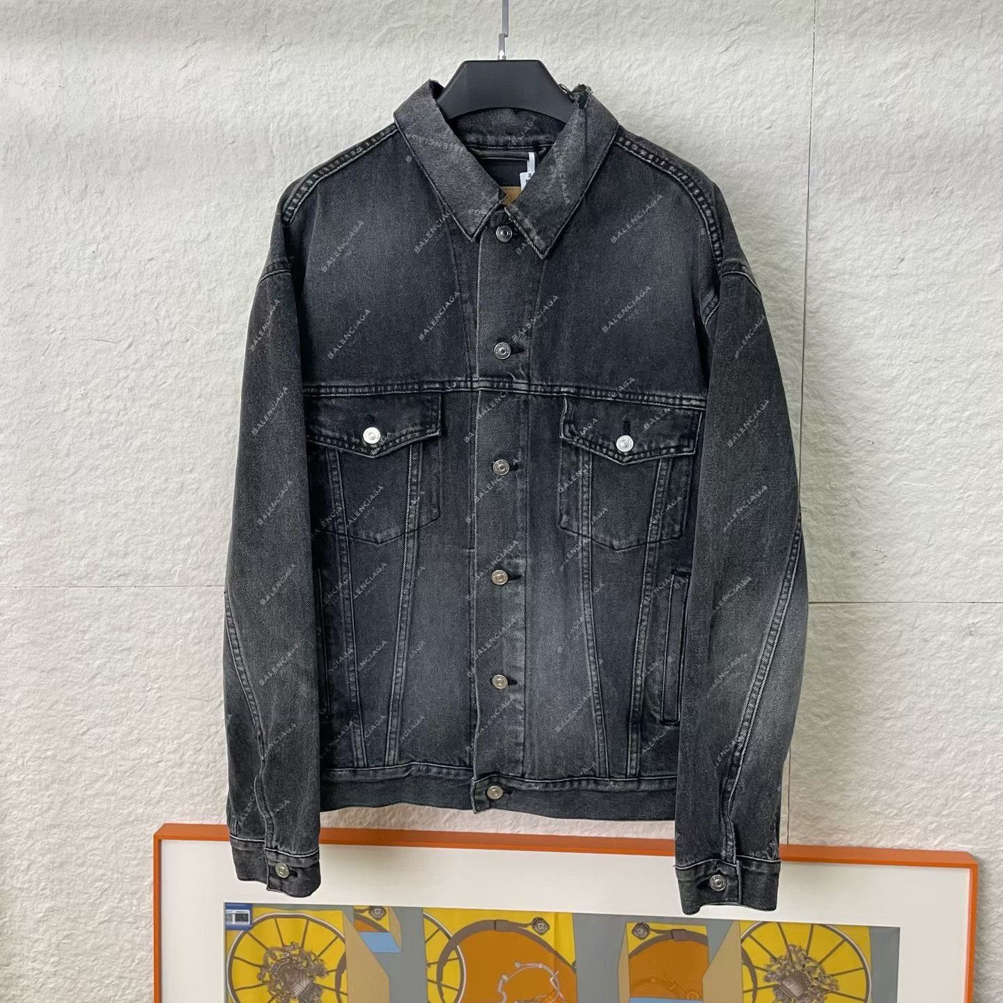 Balenciaga Balenciaga All-Over Print Jacket Size US XXS / EU 40 - 1 Thumbnail