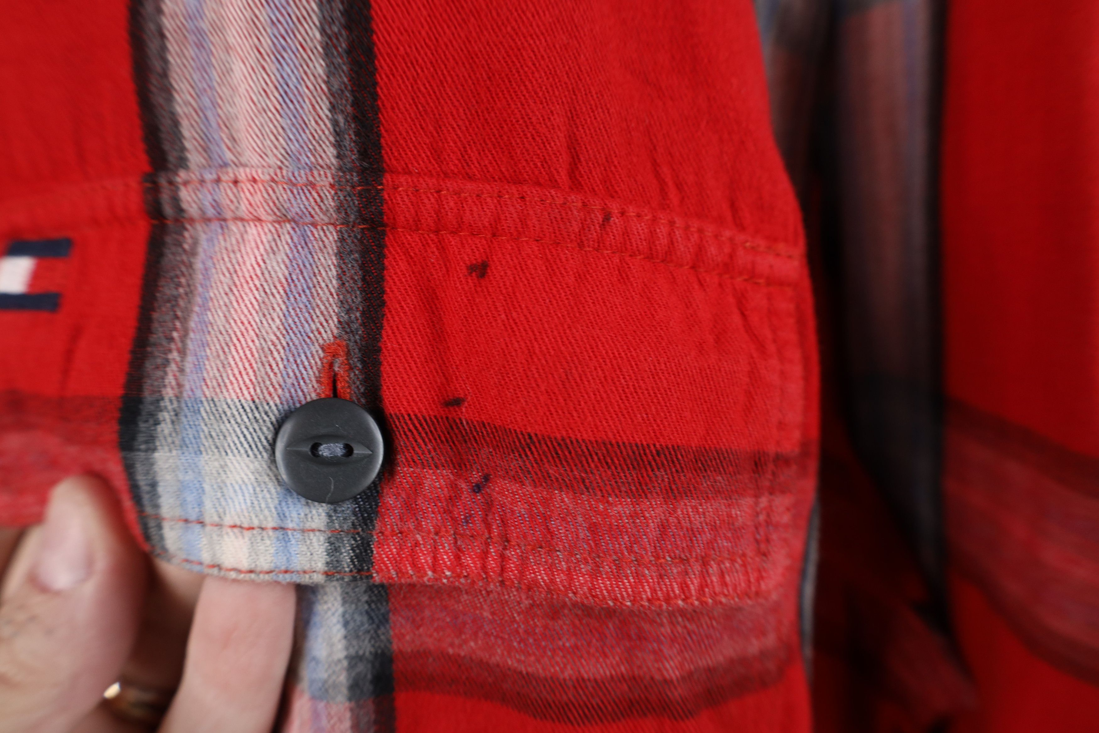 Tommy Hilfiger Vintage 90s Y2K Tommy Hilfiger Baggy Flannel Button Shirt Size US M / EU 48-50 / 2 - 5 Thumbnail
