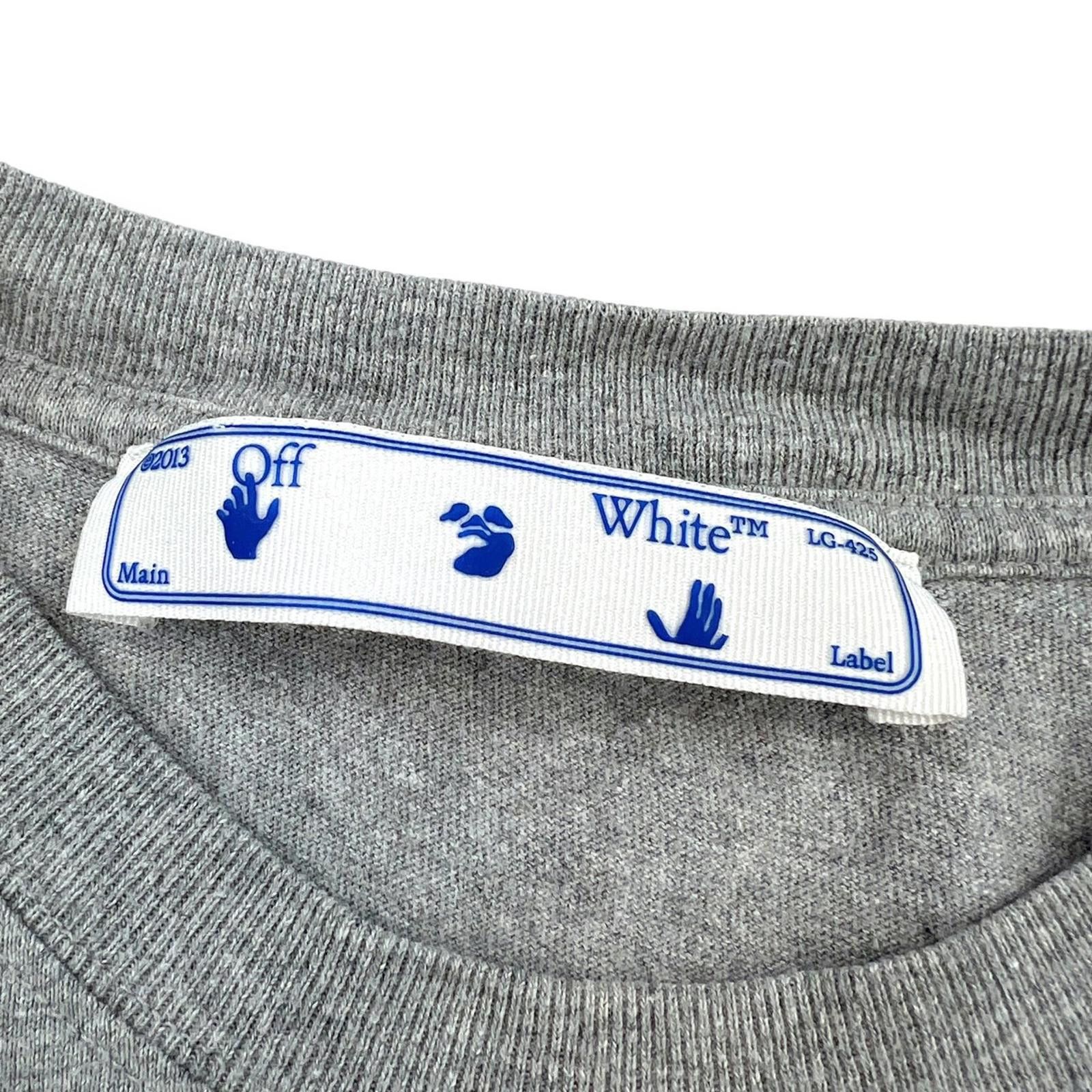 Off-White Off-White Negative Mark Arrows Grey T Shirt Size US M / EU 48-50 / 2 - 5 Thumbnail