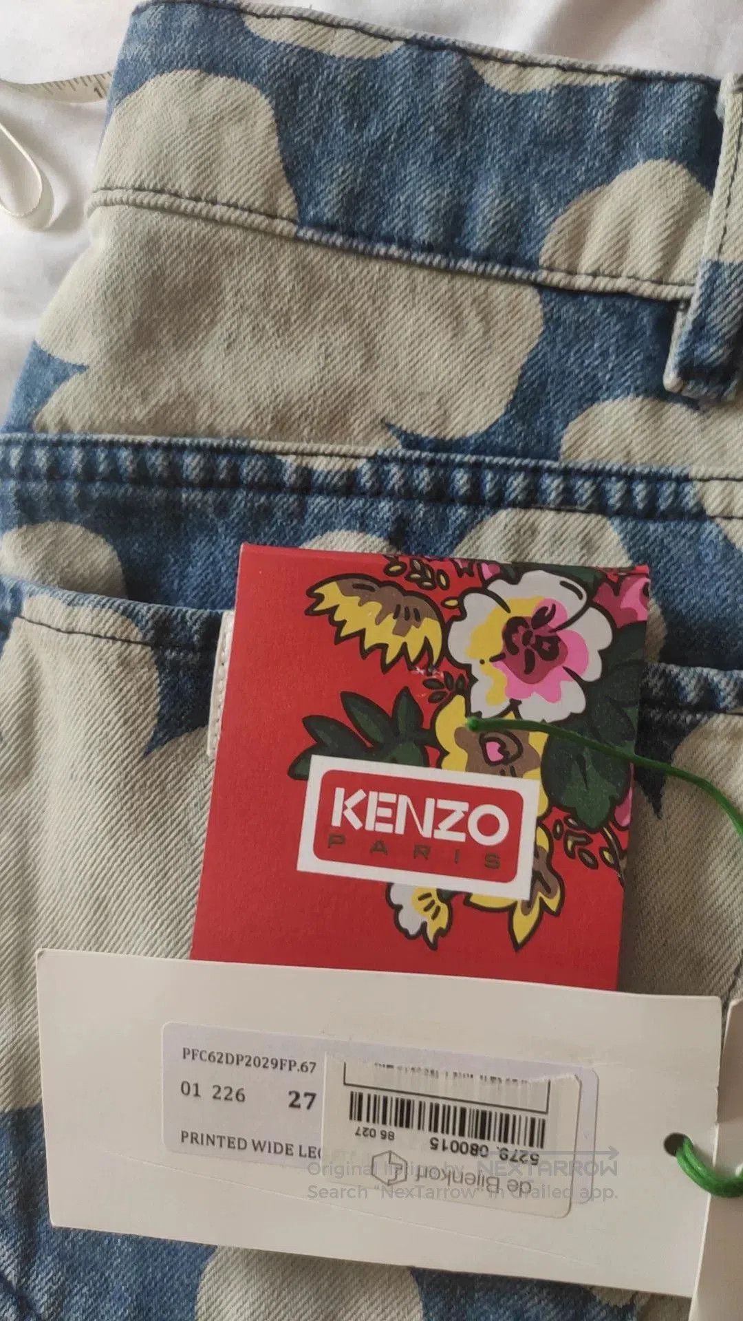 Kenzo Kenzo Nigo Collaboration Floral Print Straight Jeans. Size 27" / US 4 / IT 40 - 5 Thumbnail