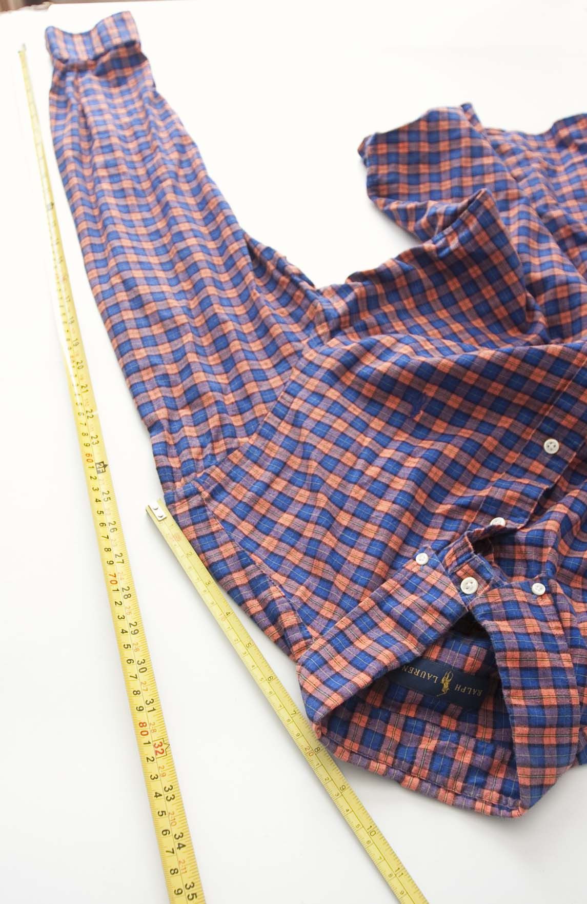 Ralph Lauren Ralph Lauren Shirt Flannel Size M Blue / Orange Size US M / EU 48-50 / 2 - 6 Thumbnail