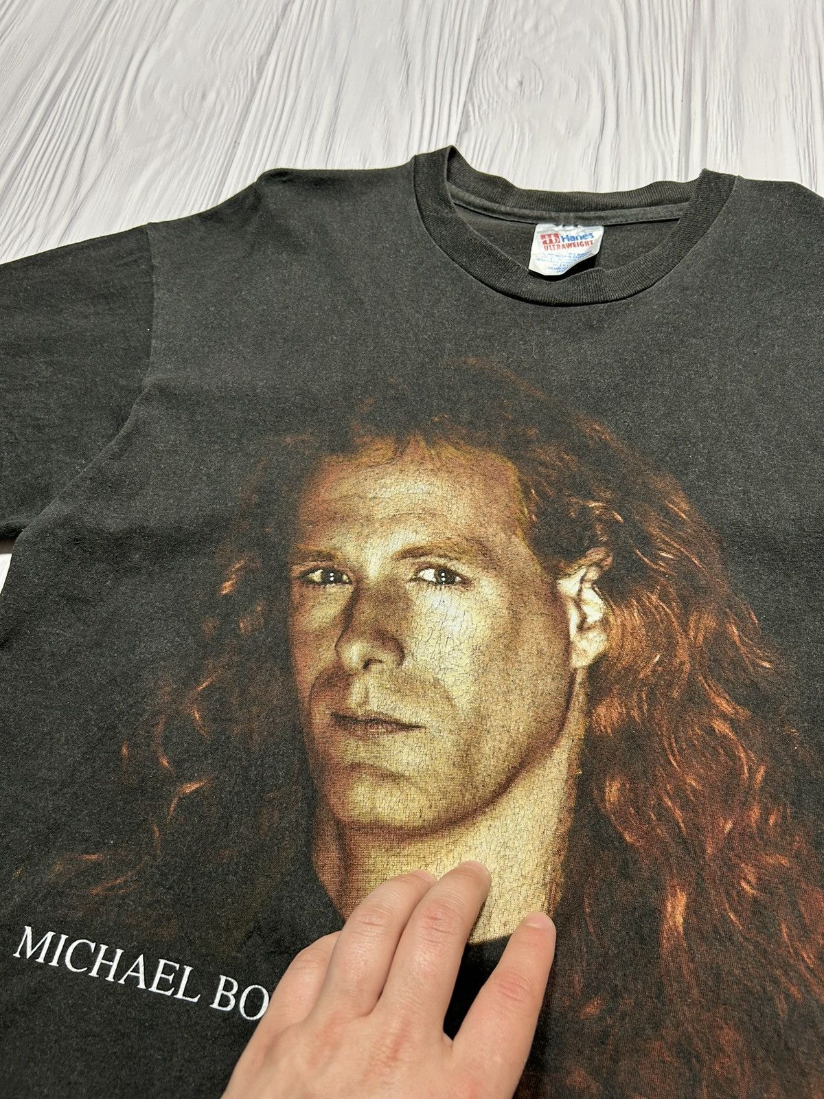 Band Tees Vintage 1993 Singer Michael Bolton Timeless Tour T-Shirt Size US L / EU 52-54 / 3 - 10 Thumbnail