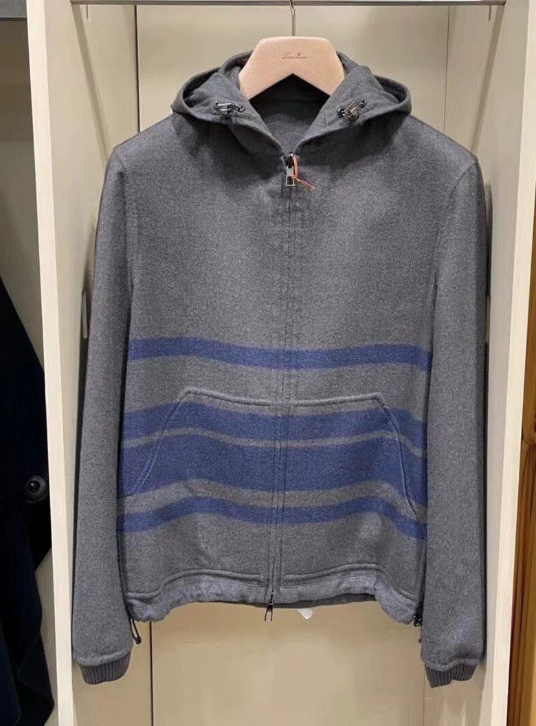 Loro Piana LORO PIANA Waterproof cashmere hooded jacket double sided Size US S / EU 44-46 / 1 - 3 Thumbnail