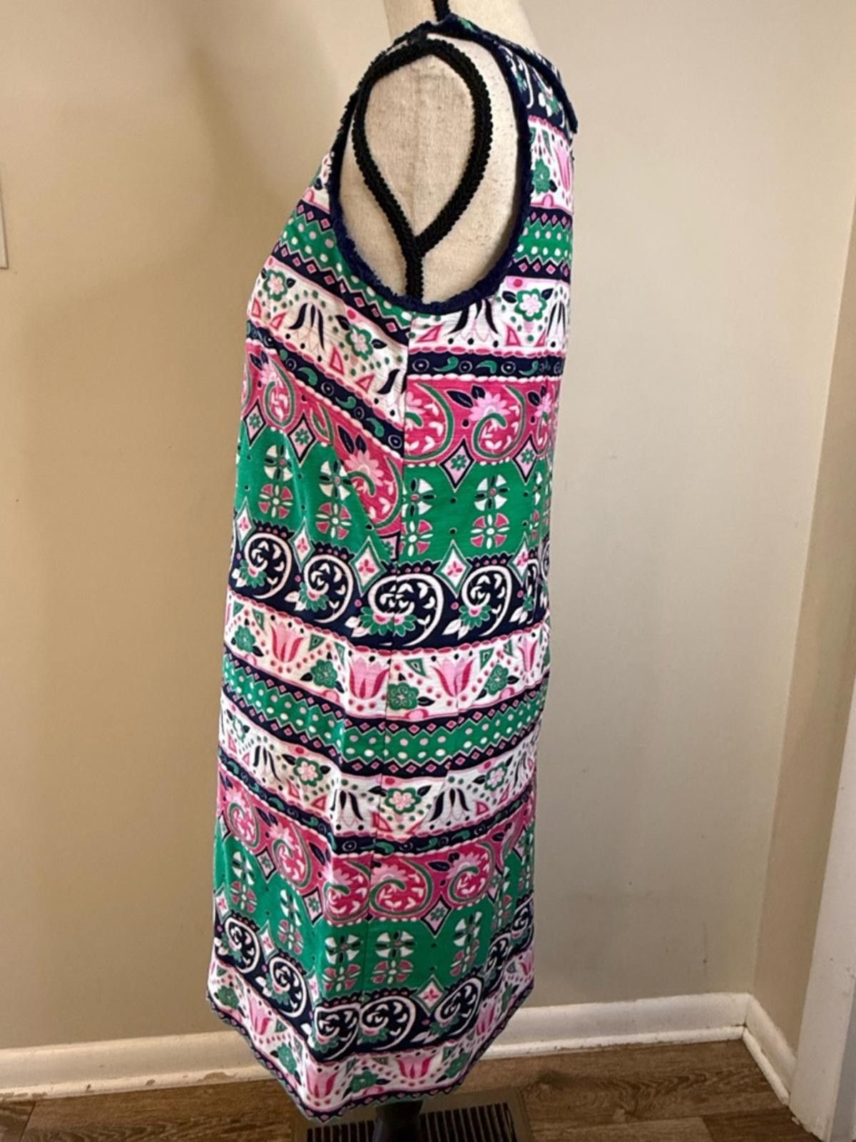 Other Talbots Petites sleeveless midi dress floral paisley SZ 6P Size M / US 6-8 / IT 42-44 - 3 Thumbnail