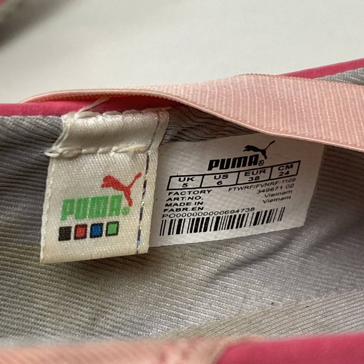 Puma × Vintage Puma vintage pink balerina flats Size US 6 / IT 36 - 6 Thumbnail