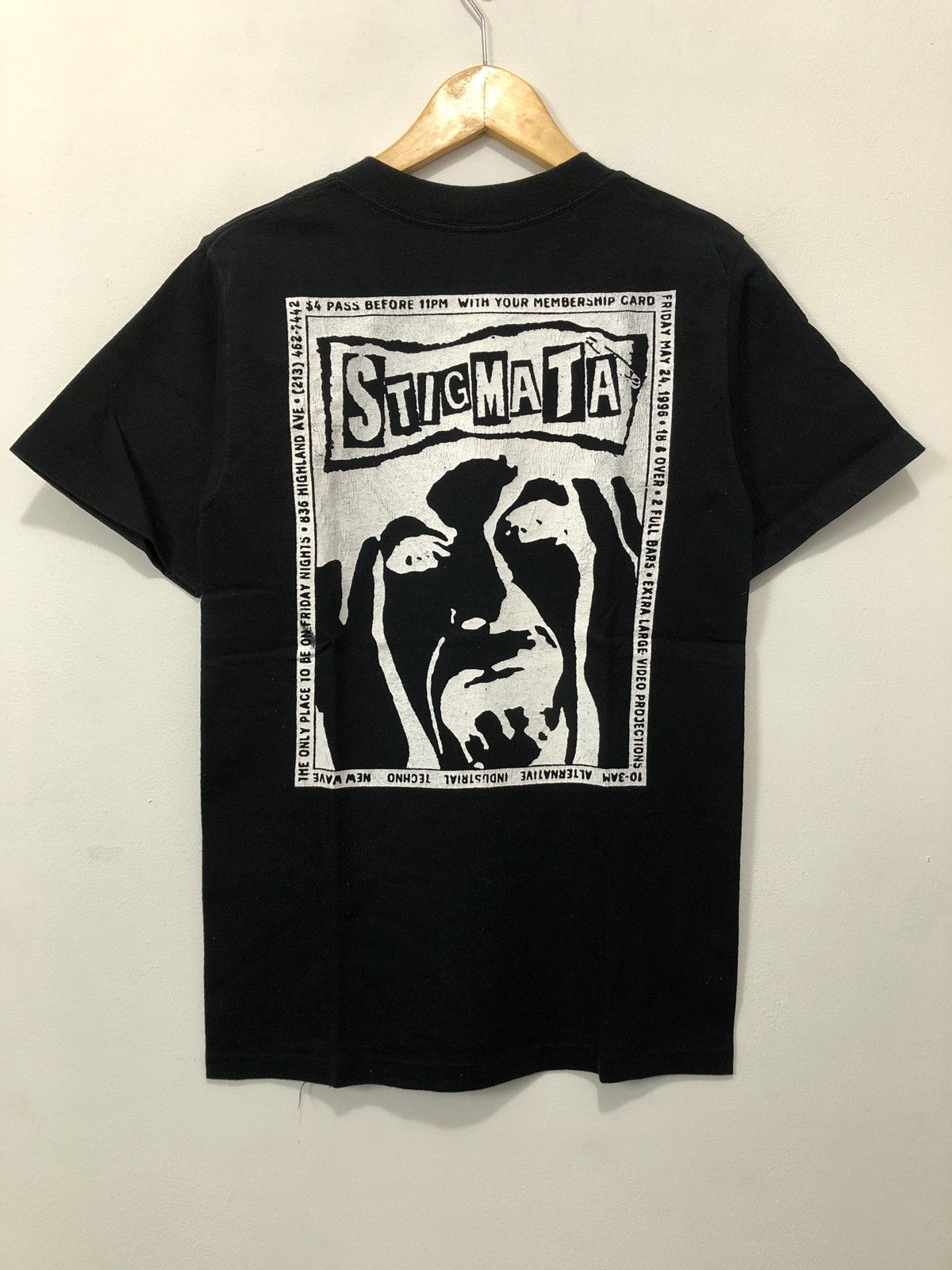Vintage Vintage Stigmata T-Shirt Club New Wave Techno Industrial Size US S / EU 44-46 / 1 - 1 Thumbnail