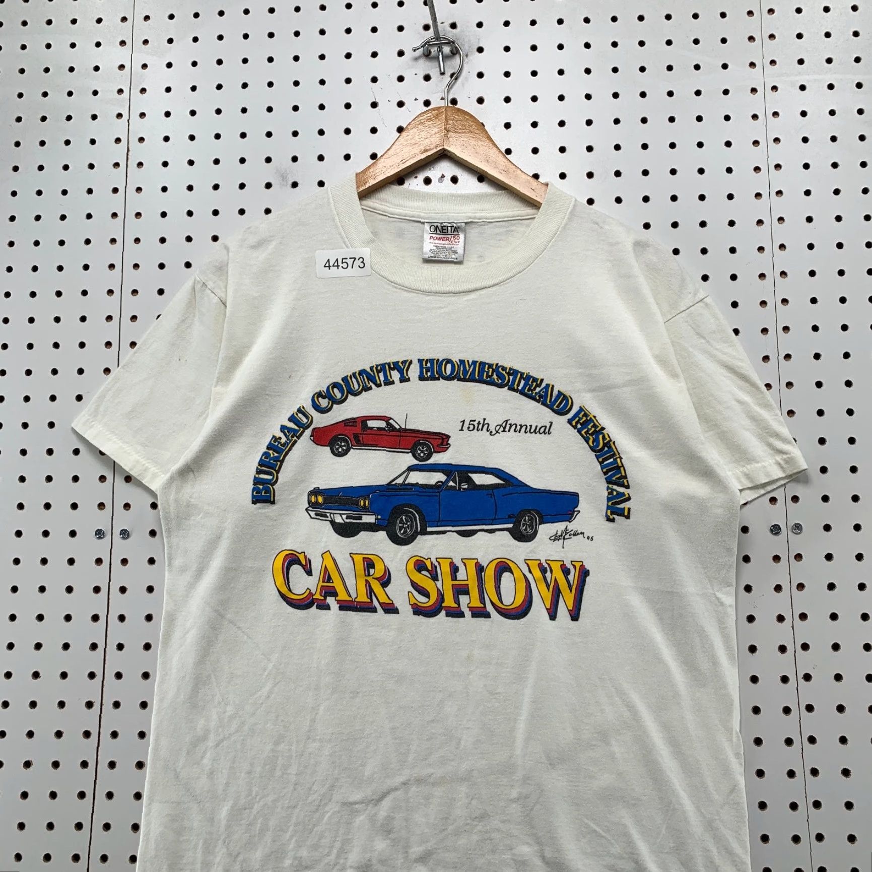 Vintage VINTAGE Classic Car Show Shirt Mens L White Buffalo County Homestead Festival Shirt Size US L / EU 52-54 / 3 - 2 Thumbnail