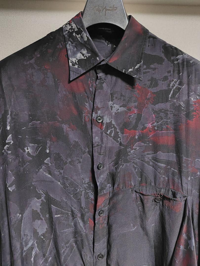 Yohji Yamamoto POUR HOMME 20aw deformed sample silk shirts Size US L / EU 52-54 / 3 - 2 Thumbnail
