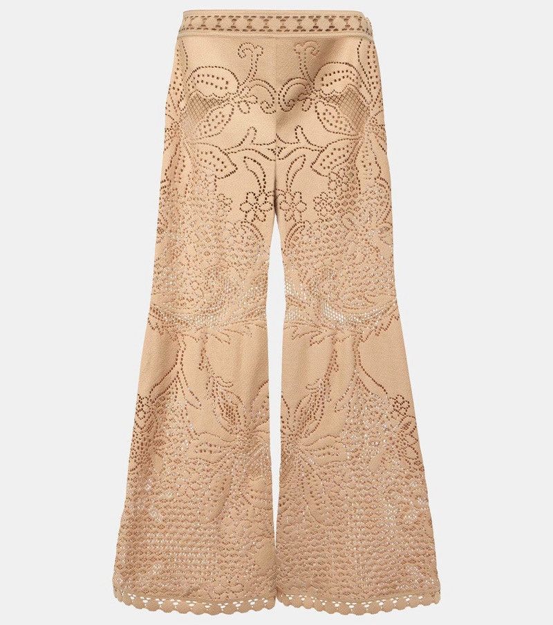 Valentino Valentino Guipure Lace Pants Size 27" / US 4 / IT 40 - 2 Thumbnail
