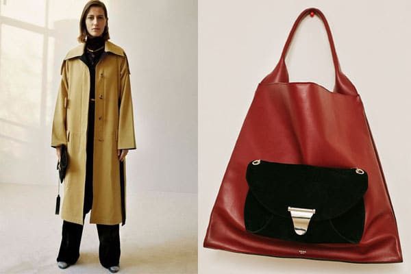 Celine Fall 2016 Celine Phoebe Philo-Era Double-Bag Leather Tote Size ONE SIZE - 1 Thumbnail