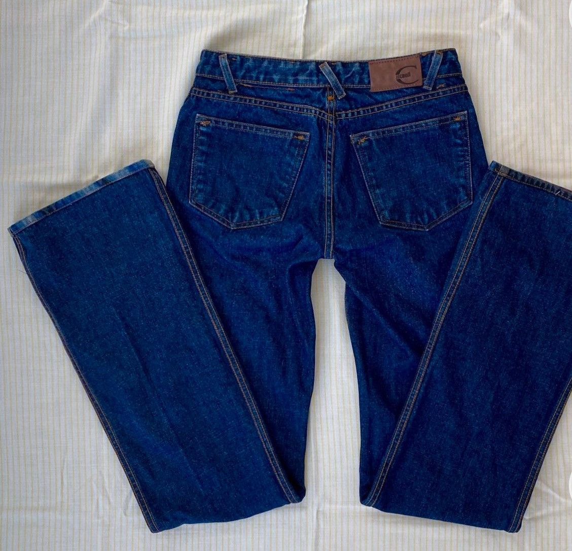 image of Just Cavalli x Roberto Cavalli Double Sided Cavalli Jeans in Blue, Women's (Size 26)