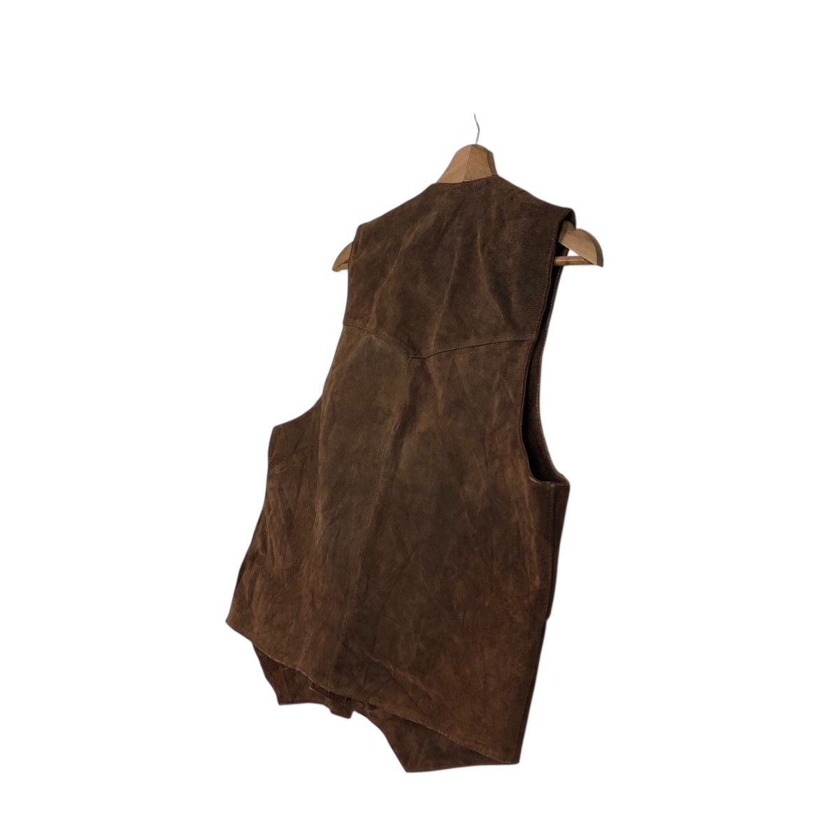 Japanese Brand Vintage Genuine Leather Vest Chimayo Design Toyo Enterprise Size US M / EU 48-50 / 2 - 11 Thumbnail