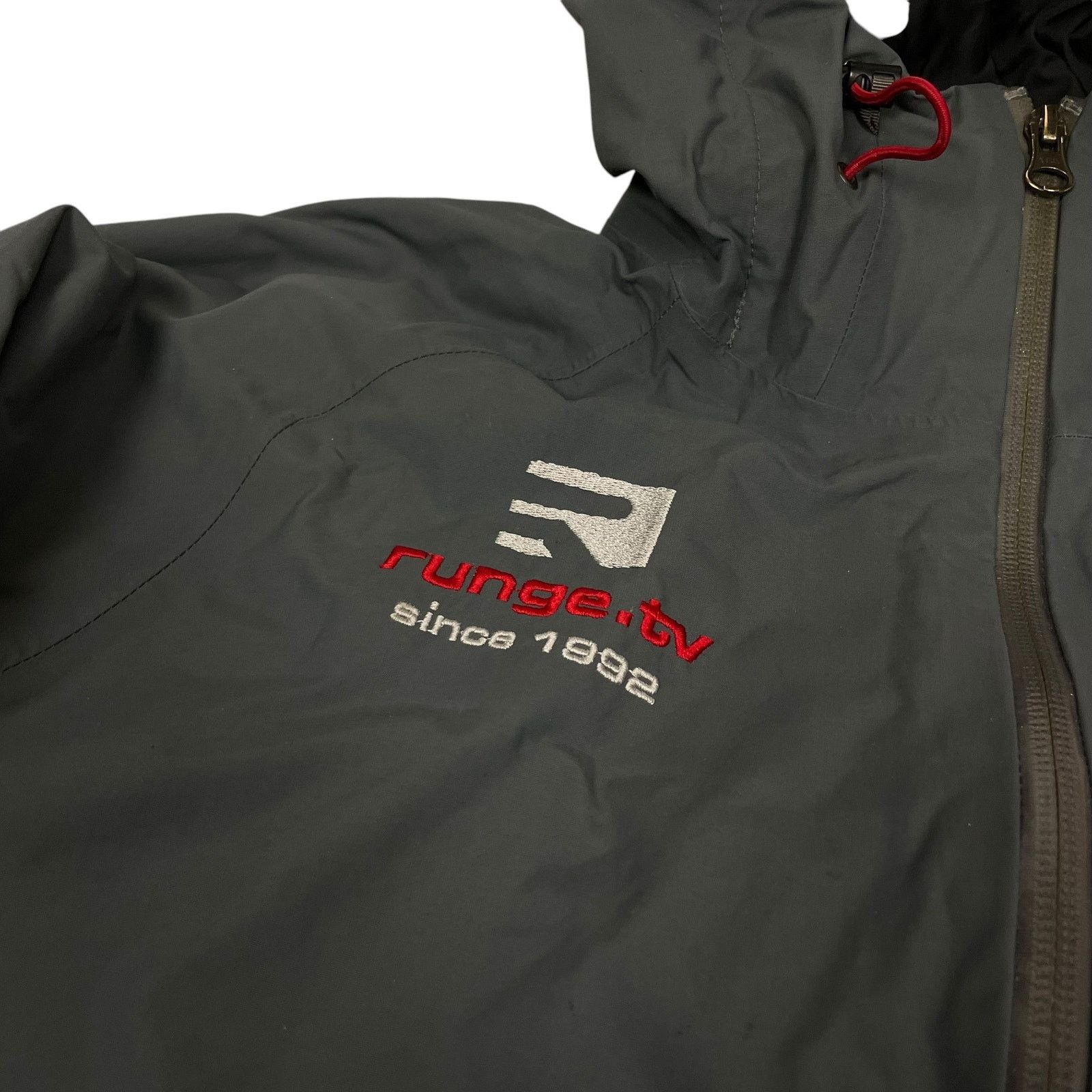 The North Face × Vintage The North Face Hyvent Mens Gray Hooded Full Zip Jacket Small Size US S / EU 44-46 / 1 - 3 Thumbnail