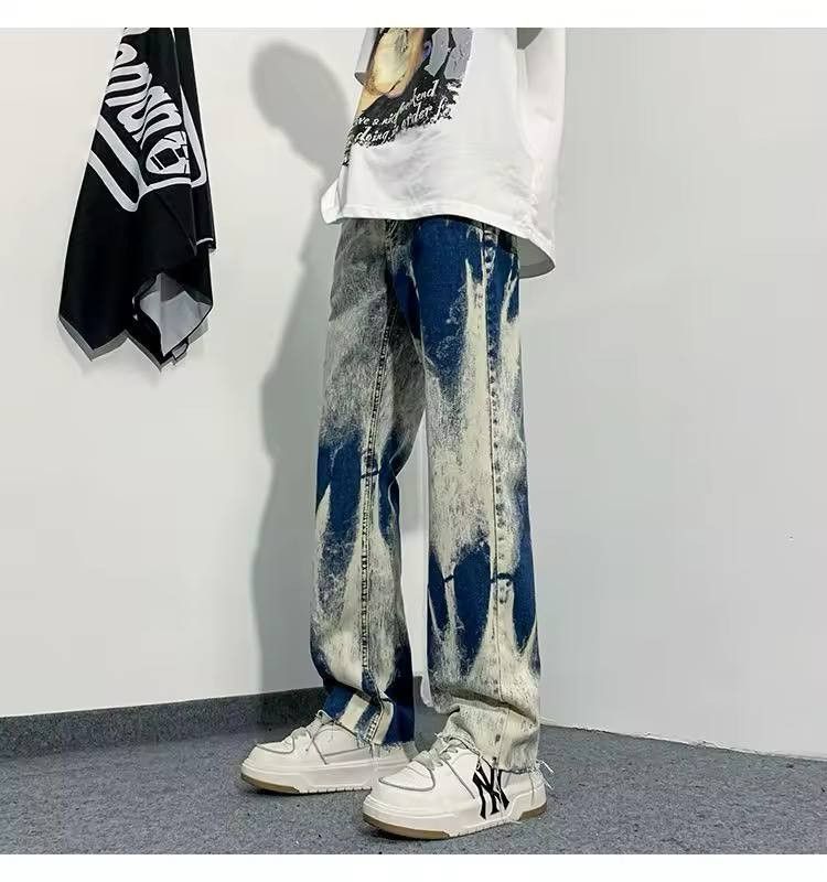 Japanese Brand × Vintage blacked-out jeans Size US 36 / EU 52 - 4 Thumbnail