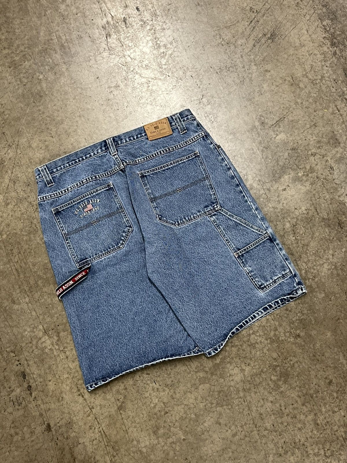 Vintage Jorts y2k baggy fit carpenter cargo polo assn streetwea Size US 38 / EU 54 - 1 Thumbnail