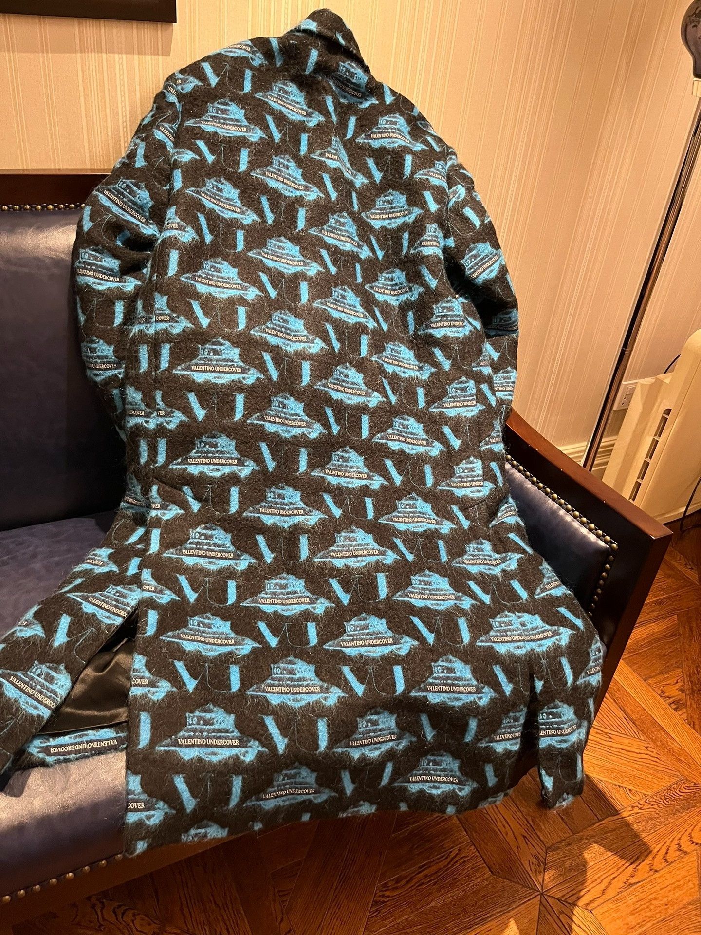 Valentino Valentino x Undercover Blue Long Coat Size US S / EU 44-46 / 1 - 7 Thumbnail