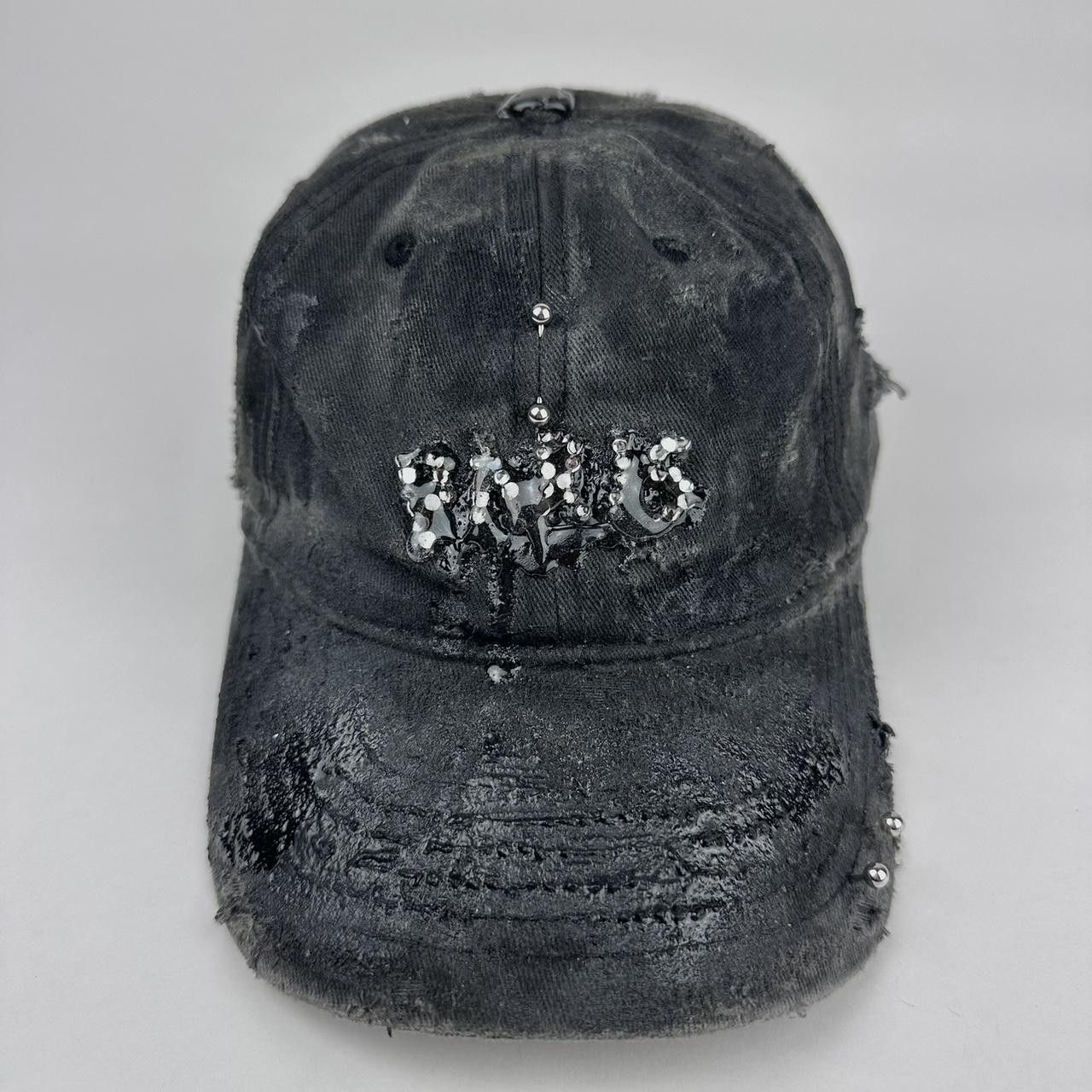 Other ASTROBOI* 'Paris' Gray Rhinestone Pierced Hat Size ONE SIZE - 1 Thumbnail