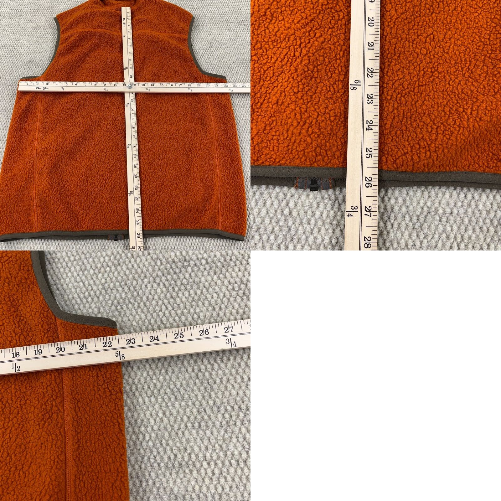Orvis Orvis Vest Mens Large Burnt Orange Fleece Equinox Eco Full Zip Jacket Sweater Size US L / EU 52-54 / 3 - 8 Thumbnail