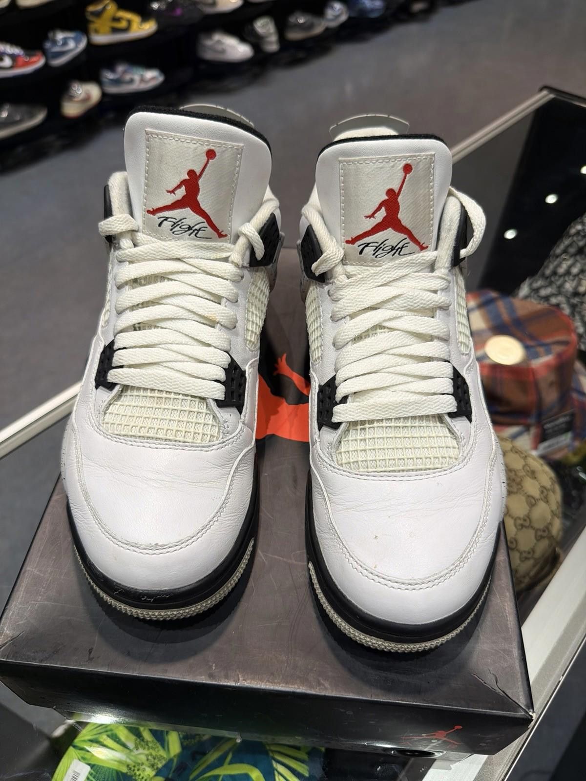 Jordan Brand Air Jordan Retro 4 White Cement 2016 Size 8.5 OG Authentic Size US 8.5 / EU 41-42 - 7 Thumbnail