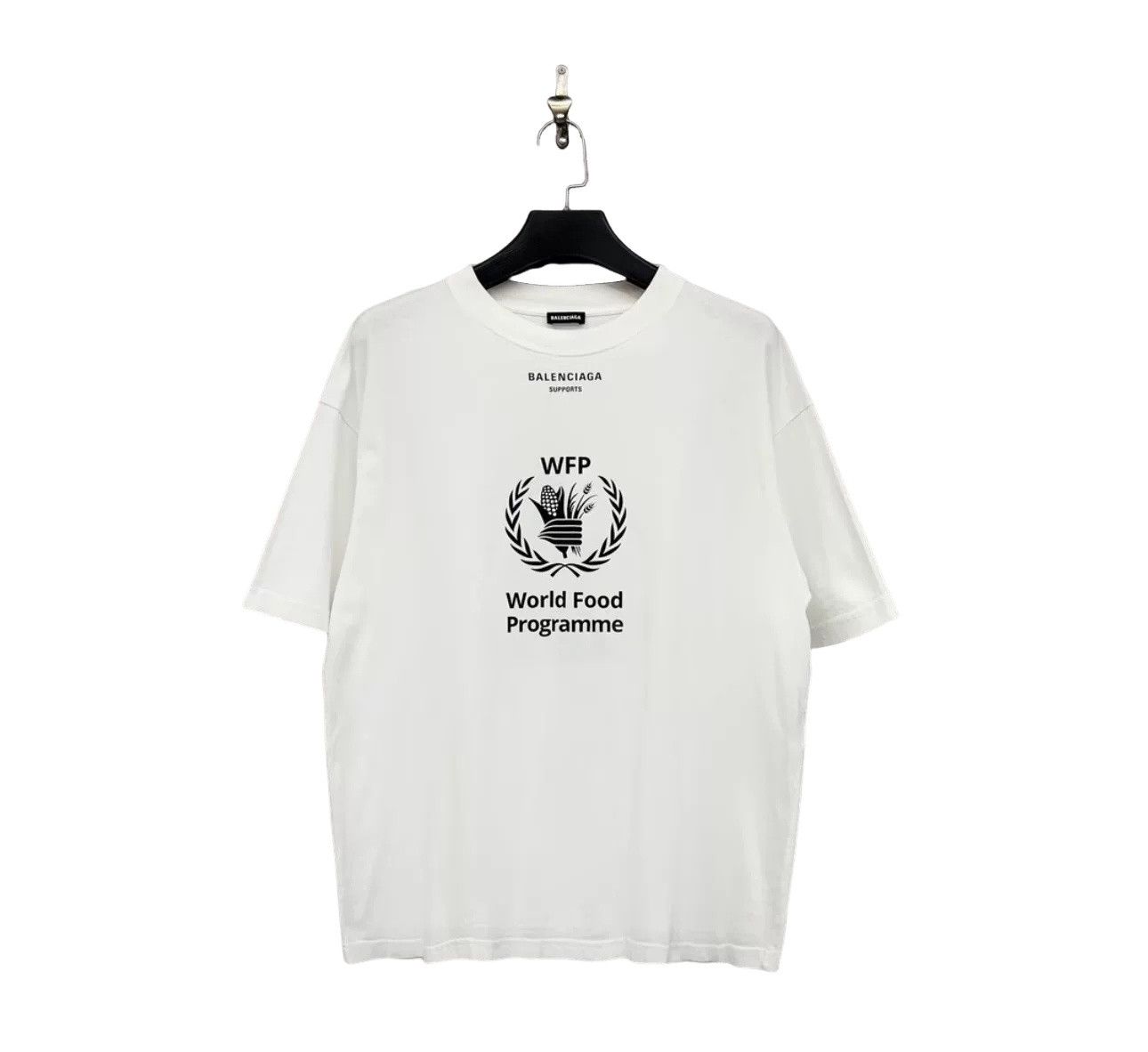 Balenciaga Balenciaga WFP Logo T-Shirt Size M Size US M / EU 48-50 / 2 - 1 Thumbnail