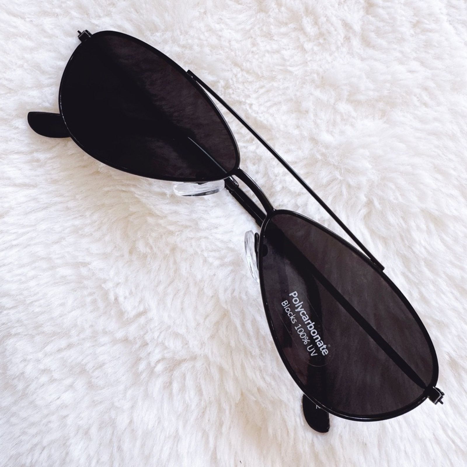 Other Carl Black Aviator Slim Sunglasses Size ONE SIZE - 2 Thumbnail