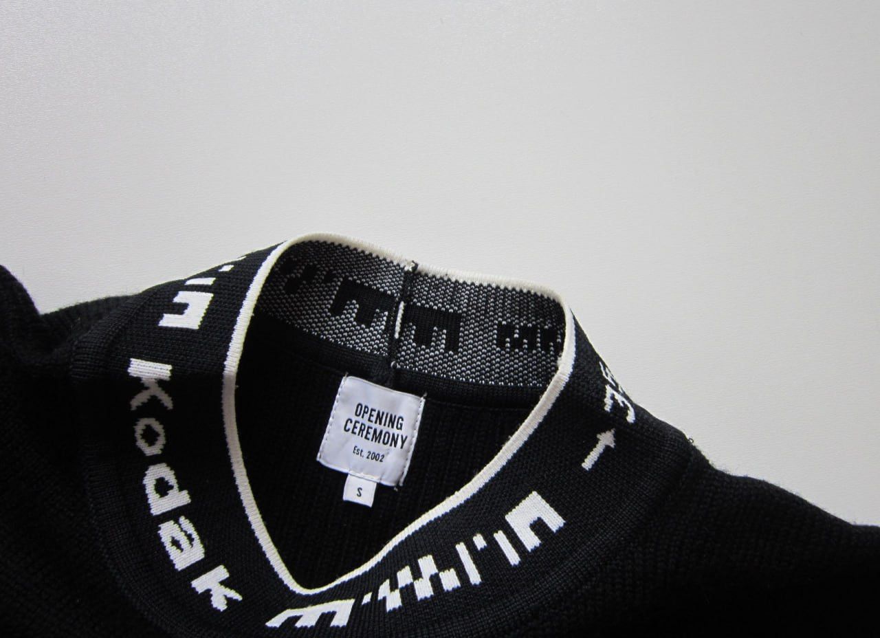 Opening Ceremony Opening Ceremony Black Kodak Film Strip Sweater Size US S / EU 44-46 / 1 - 7 Thumbnail