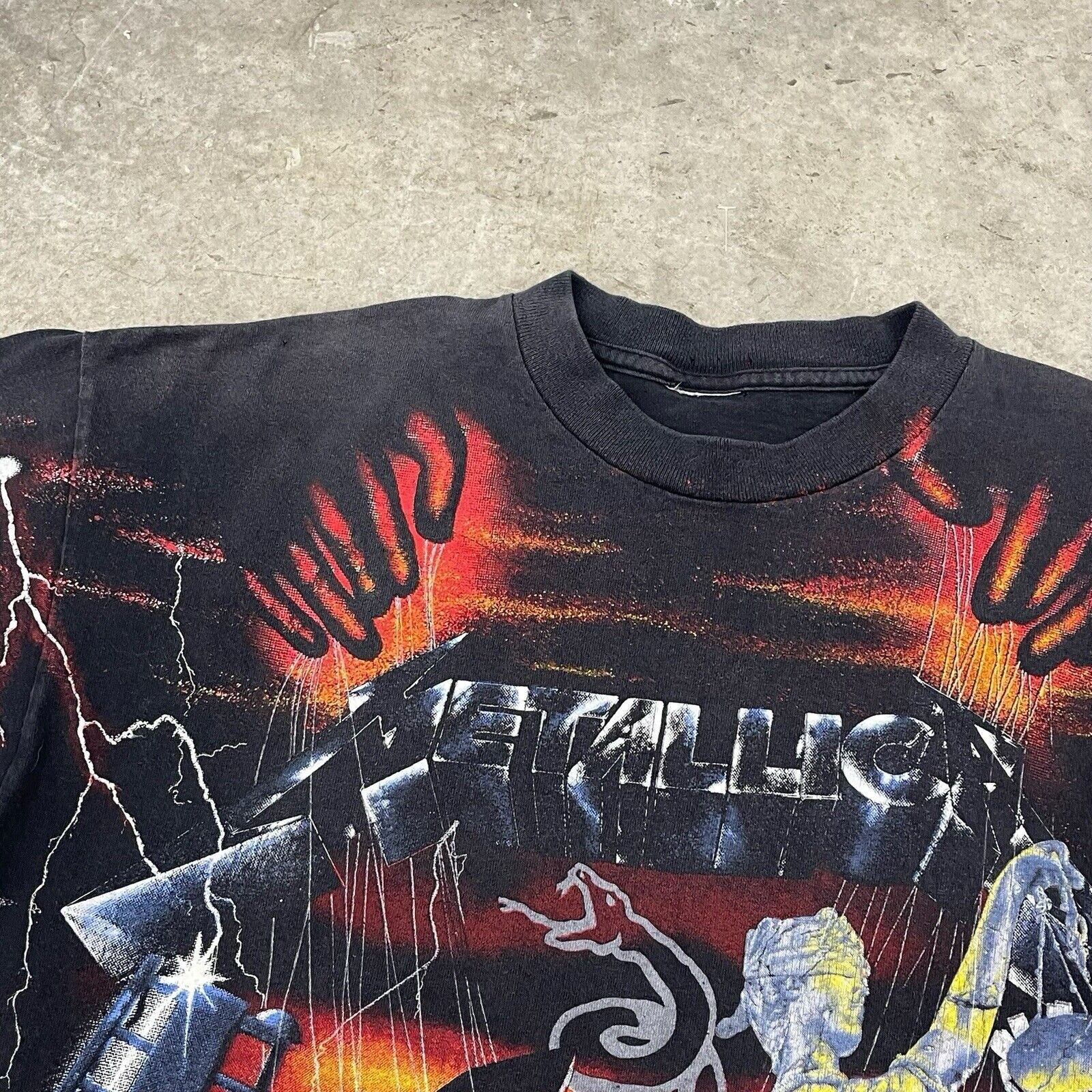 Band Tees × Brockum Vintage 1991 Metallica Brockum All Over Print 5 Album Promo Size US L / EU 52-54 / 3 - 3 Thumbnail