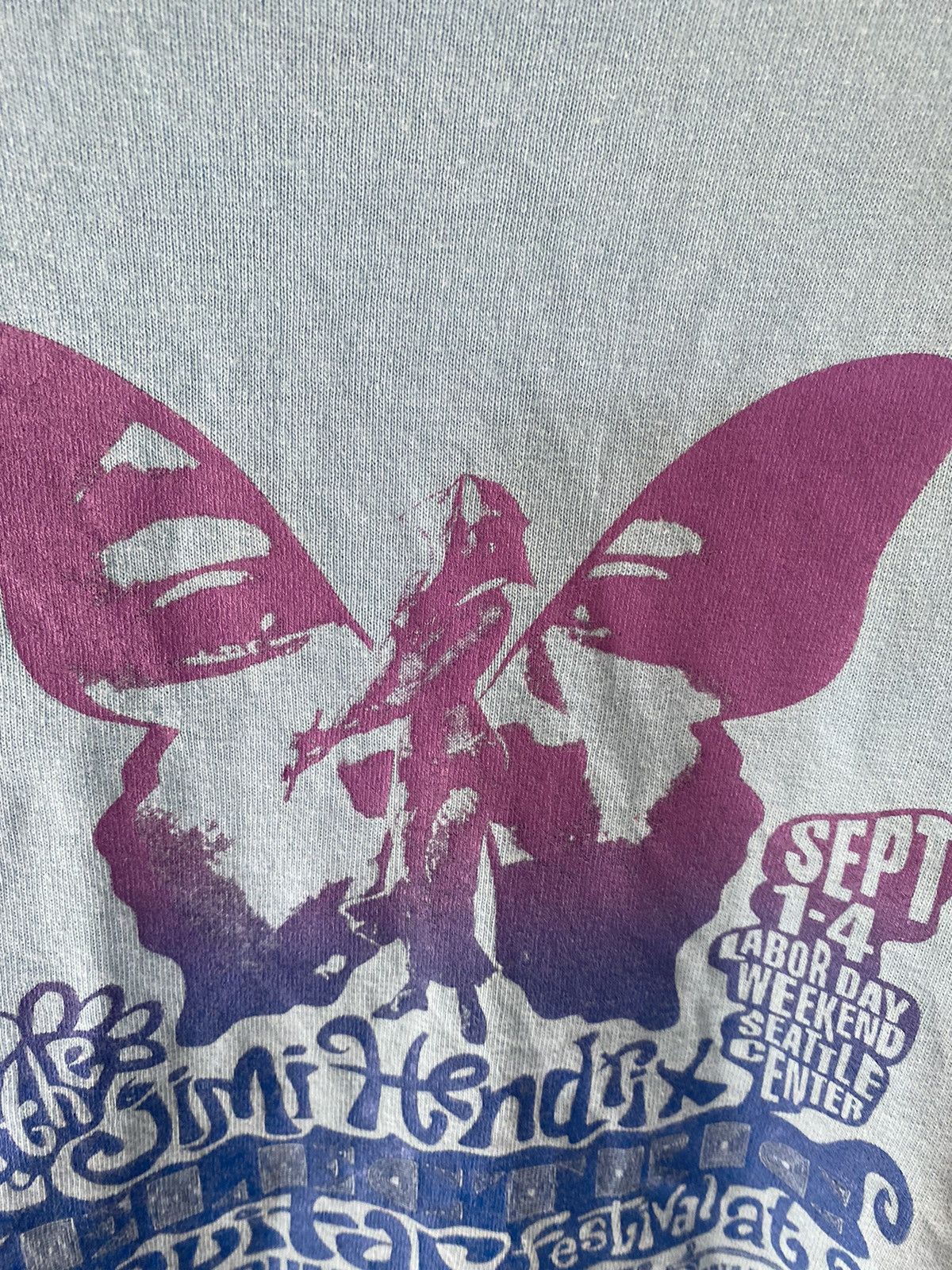 Band Tees 1995 Jimi hendrix guitar festival at bumbershoot Size US M / EU 48-50 / 2 - 5 Thumbnail