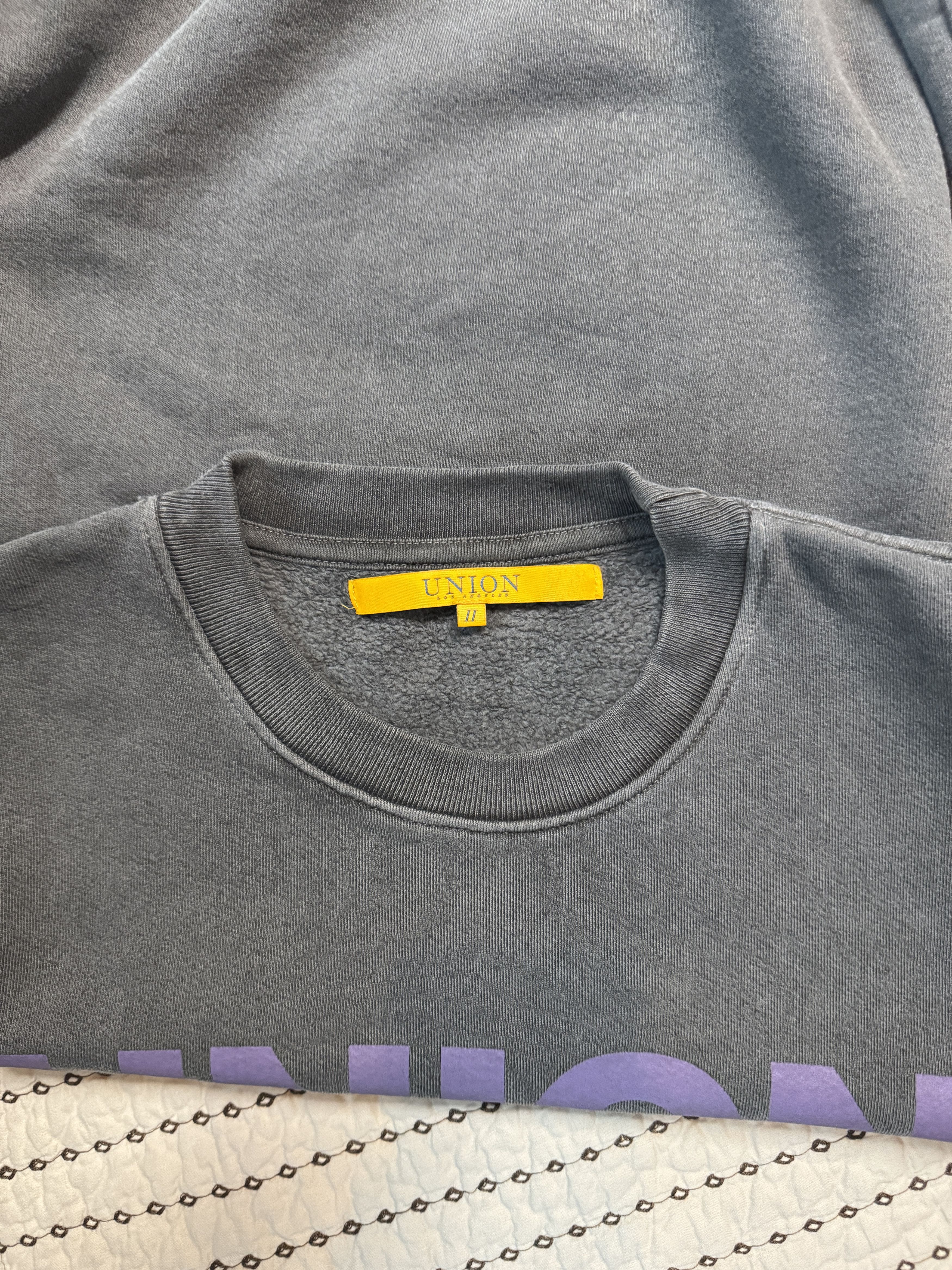Union LA UNION LA - BEST SOUND AROUND SWEATSHIRT WASHED BLACK SIZE 2 Size US M / EU 48-50 / 2 - 4 Thumbnail