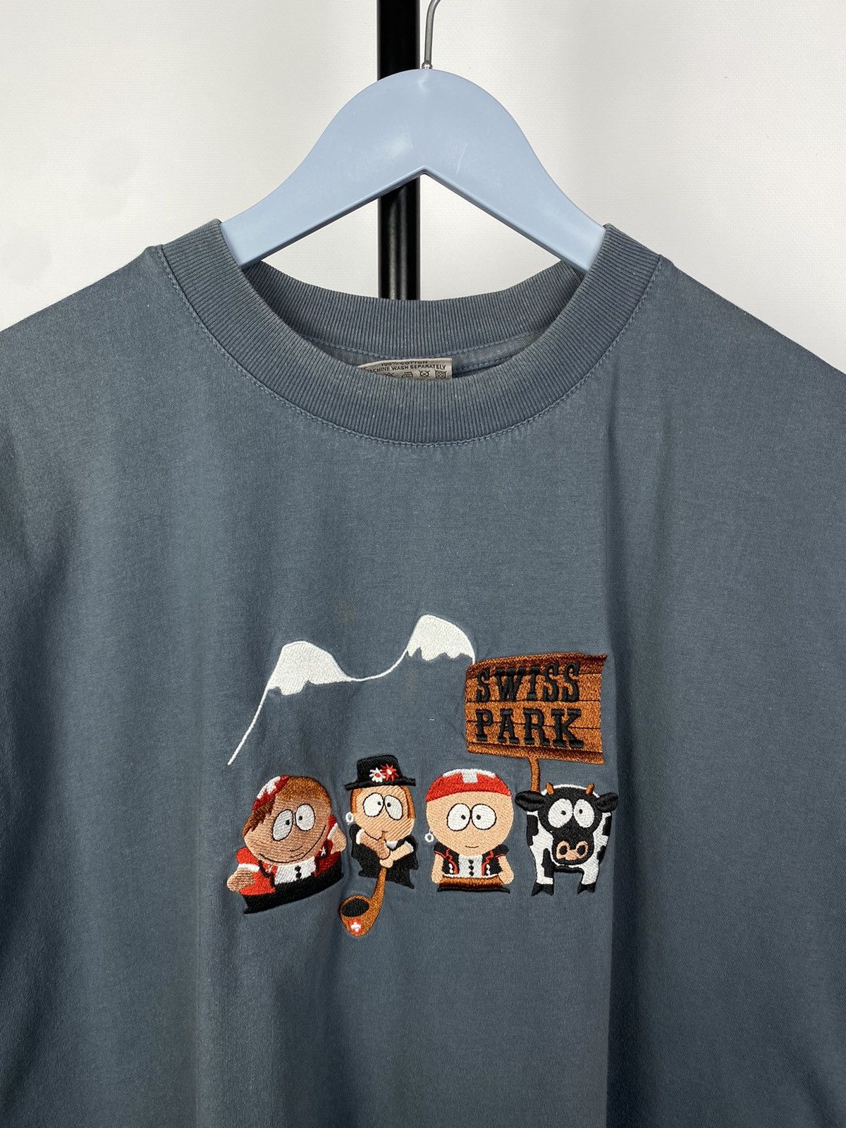 Cartoon Network × Vintage Vintage 90s Swiss South Park Big Logo y2k TShirt Size US XL / EU 56 / 4 - 3 Thumbnail