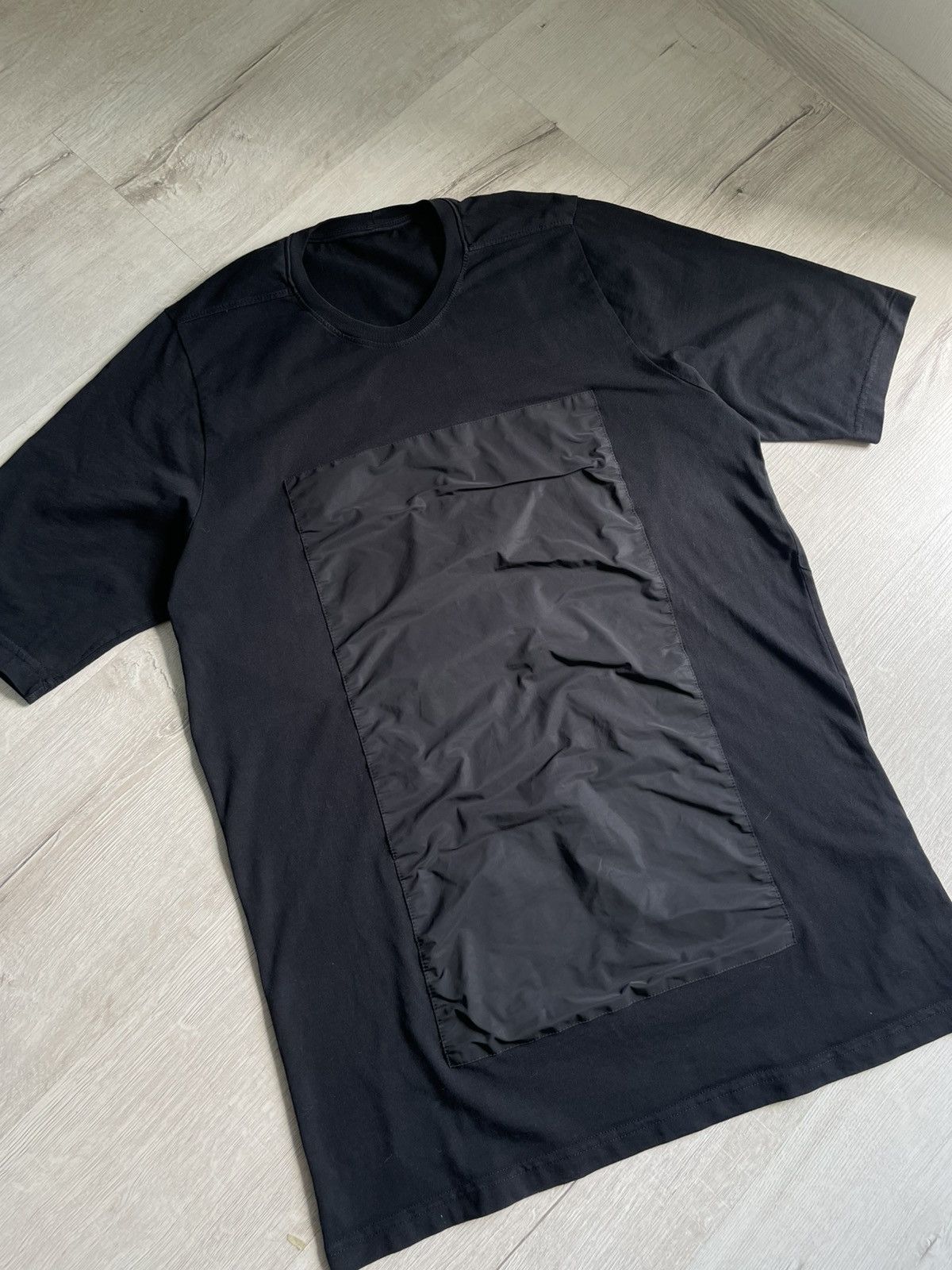 Designer Vintage Basic Minimalism Tee Nylon Abstract Rick Owens Style Size US M / EU 48-50 / 2 - 4 Thumbnail
