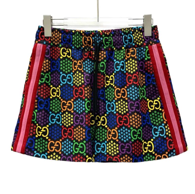 Gucci Gucci Size S Multi-color rainbow jumping candy logo full-p Size US 27 - 1 Thumbnail