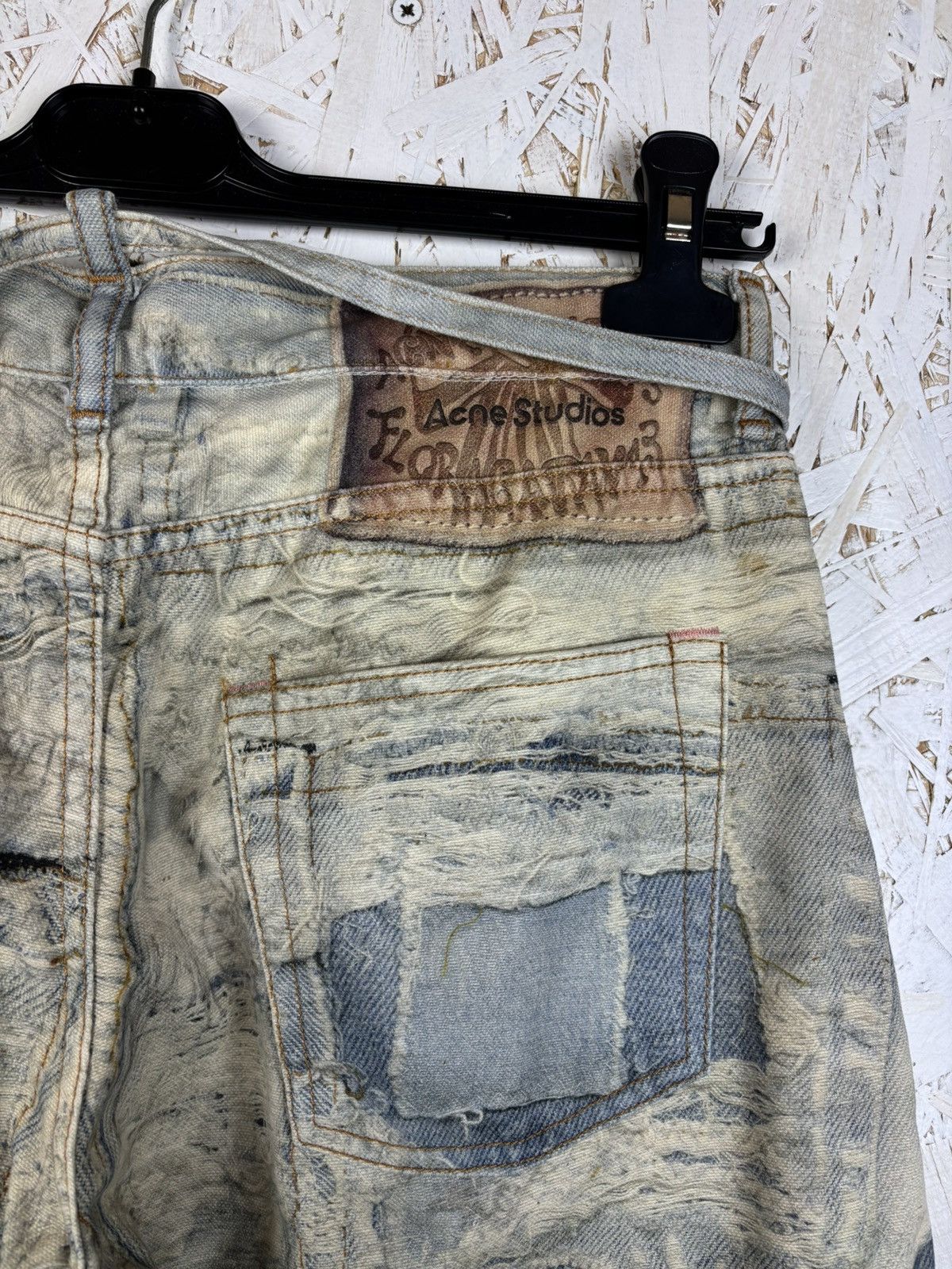 Acne Studios Acne Studios SS24 Digital Distressed Printed Jeans Size 25" / US 0 / IT 36 - 8 Thumbnail