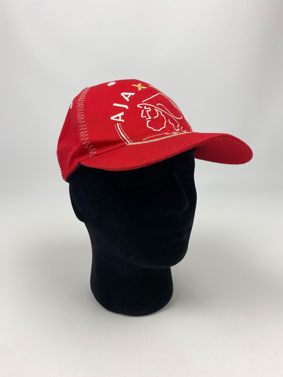 Umbro 1990s Vintage FC Ajax Amsterdam Logo Embroidery Cap in Small Size ONE SIZE - 8 Thumbnail