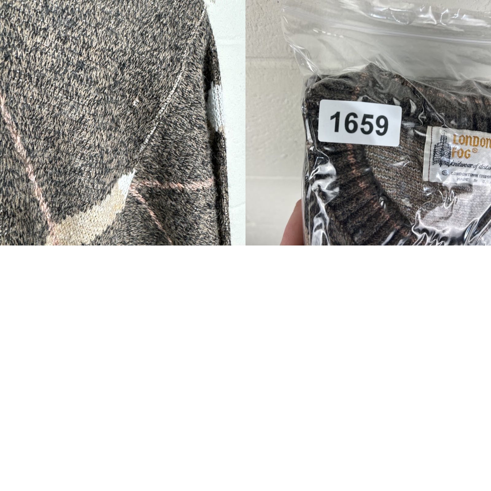 London Fog VINTAGE London Fog Sweater Mens XL Brown Knit Pullover Geometric 90s Lounge Casual Travel Heavyweight Wool Acrylic Crew Neck Long Sleeve Logo Cropped? Size US XL / EU 56 / 4 - 11 Thumbnail