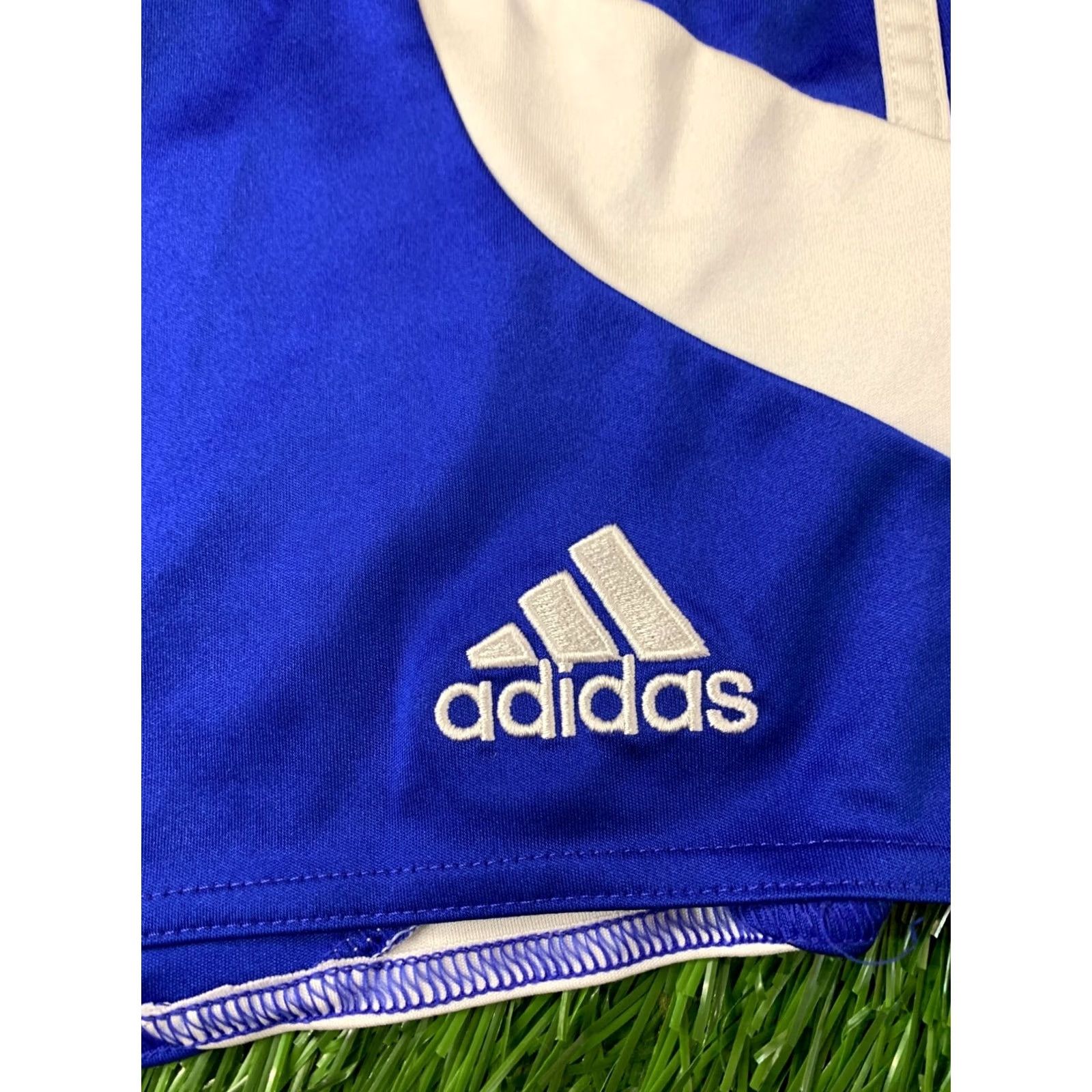 Adidas ADIDAS Nova Performance ClimaLite Football Shorts Men S Blue and White 2015 Size US 29 - 2 Thumbnail