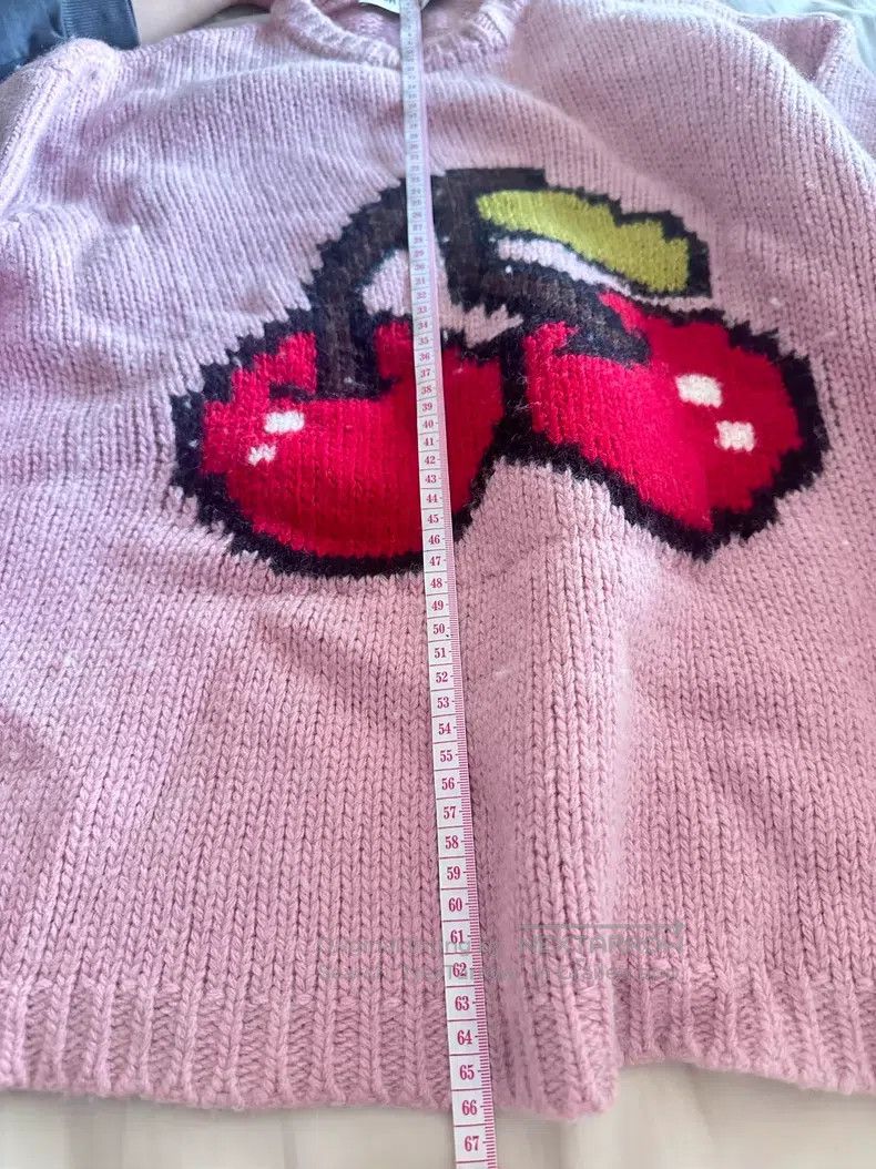 Our Legacy Our Legacy Pink Cherry Round Neck Knit Sweater Size XXS / US 00 / IT 34 - 8 Thumbnail