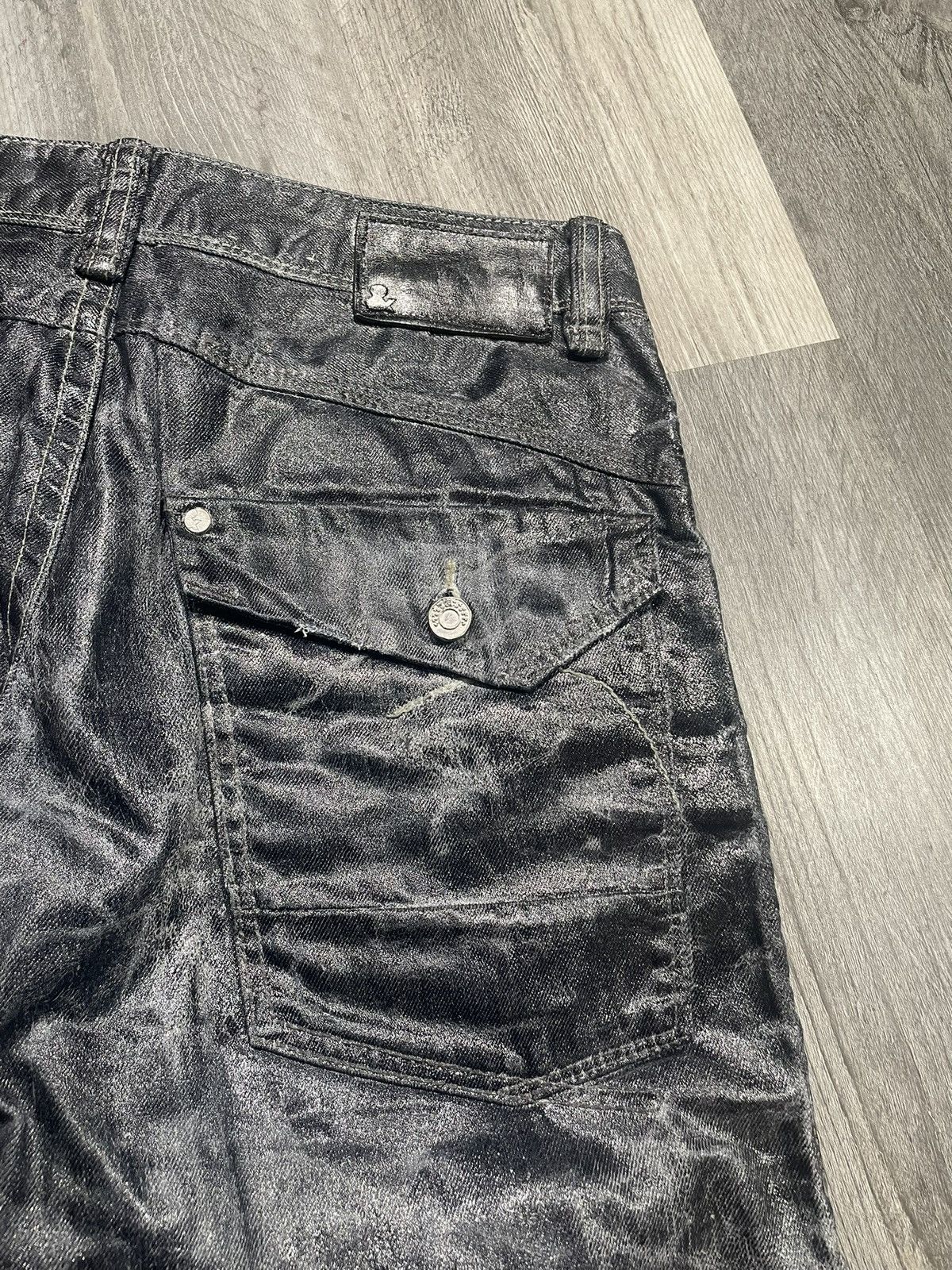 Other X3rly Custom “Gore-Tex Gloss” Waxed Jeans Size US 33 - 4 Thumbnail
