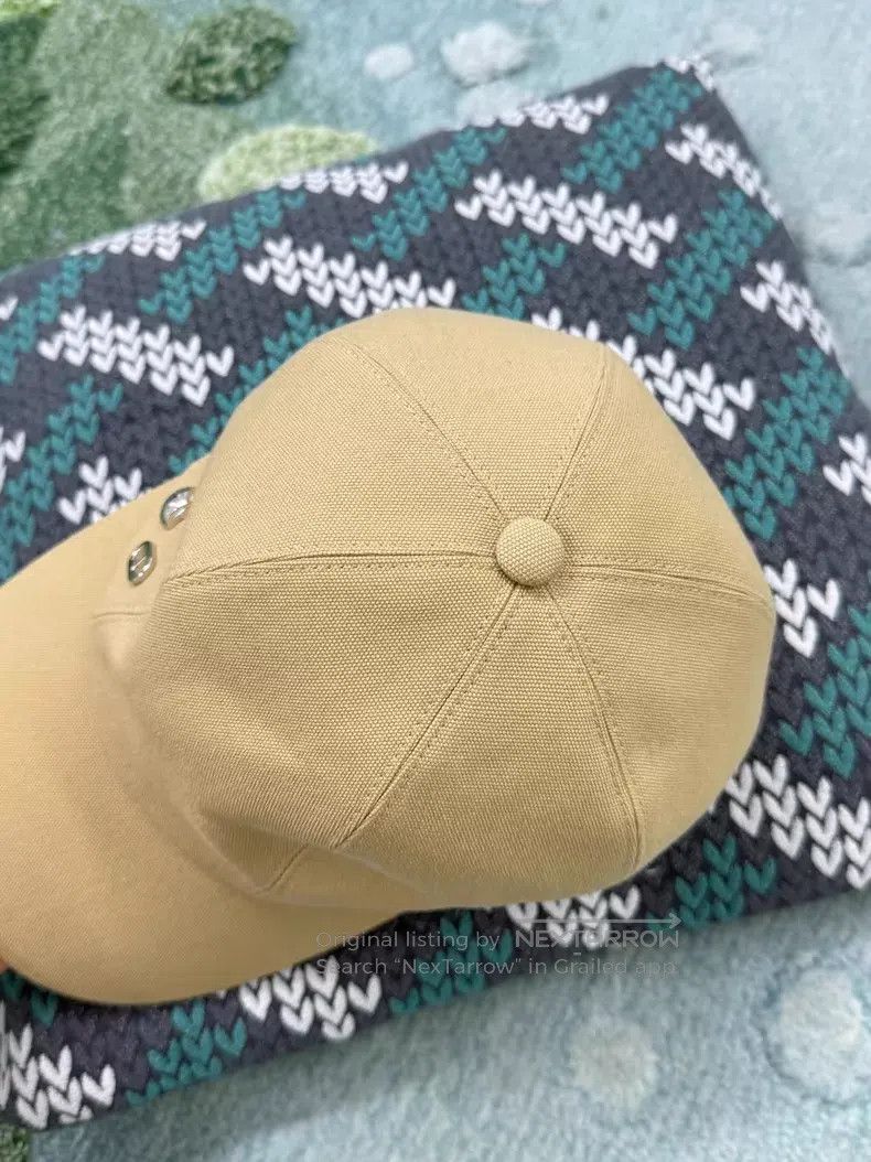 Hermes Hermes size 58 Khaki Pig Nose Shell Baseball Cap Size ONE SIZE - 5 Thumbnail