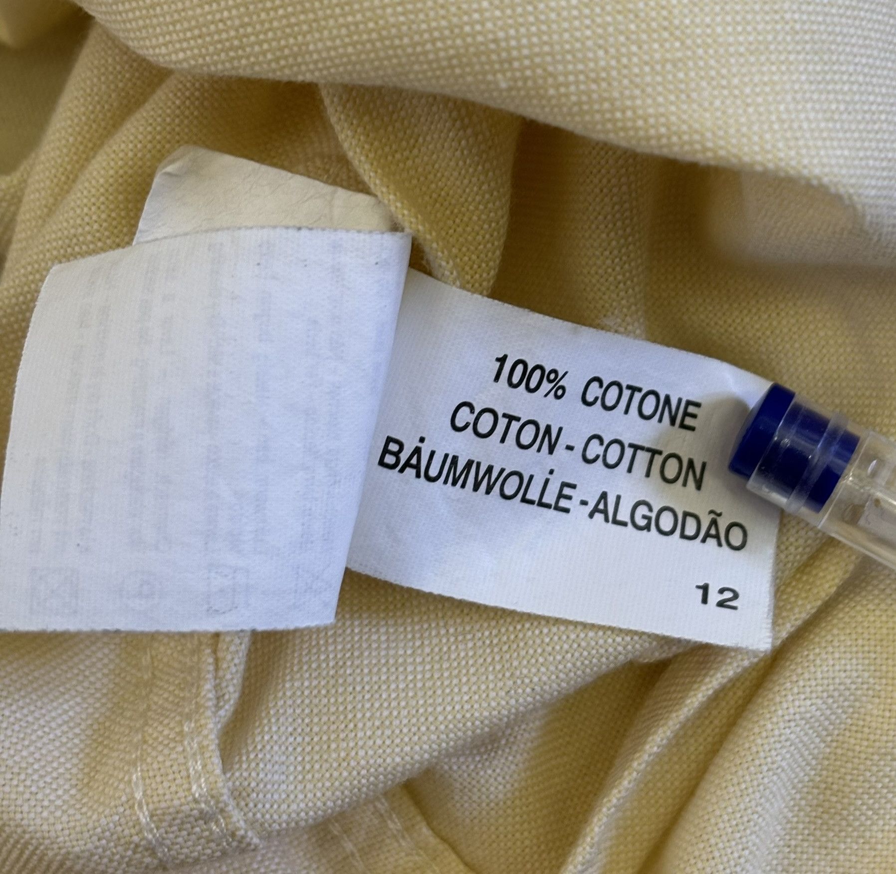 Valentino × Vintage Valentino Jeans yellow vintage shirt size. XL Size US XL / EU 56 / 4 - 16 Thumbnail