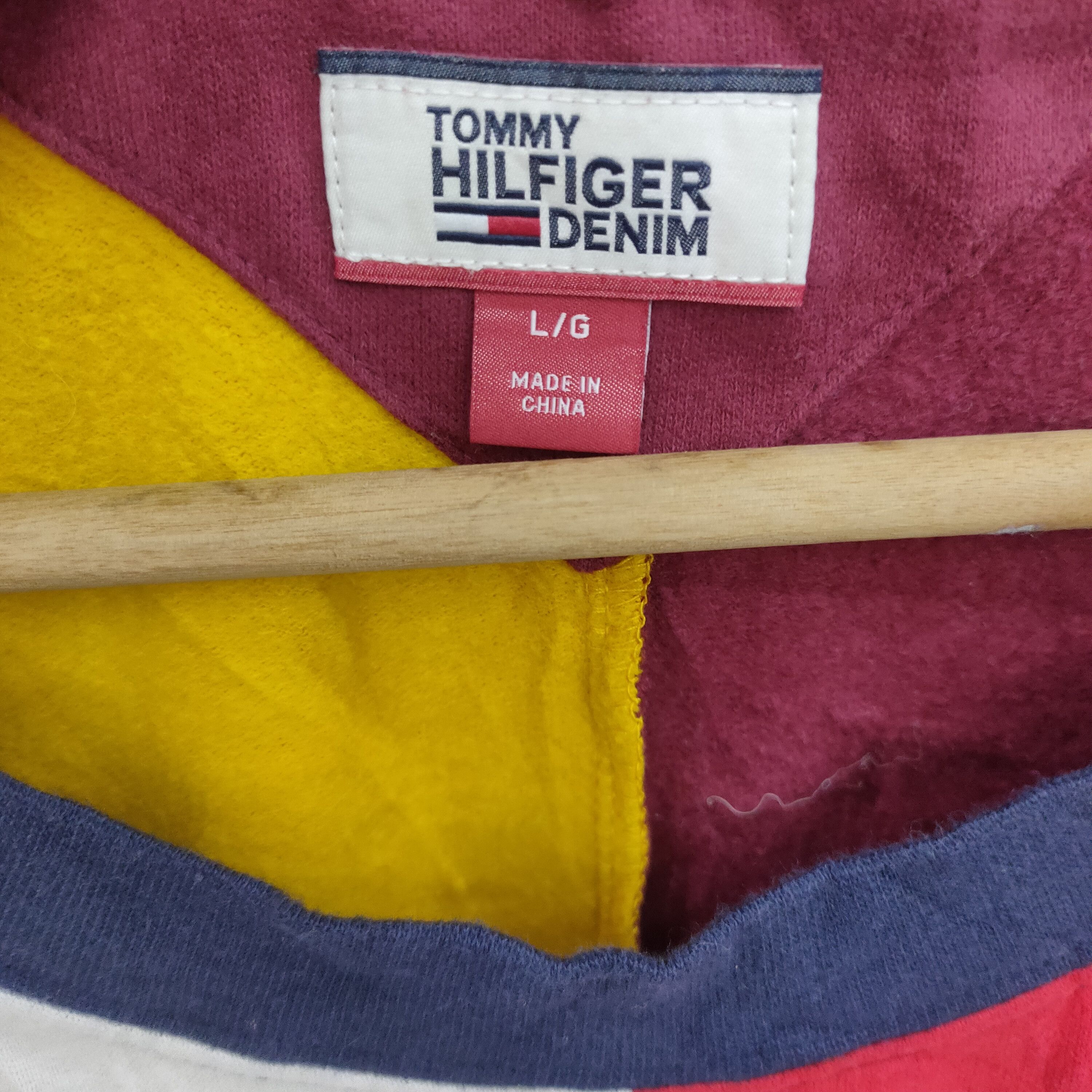 Tommy Hilfiger Tommy Hilfiger Colorblock Sweatshirt Size L / US 10 / IT 46 - 8 Thumbnail