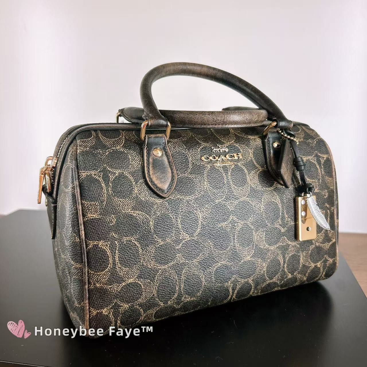 Coach Rowan Satchel Bag In Loved Signature Canvas CDY16 Size ONE SIZE - 4 Thumbnail