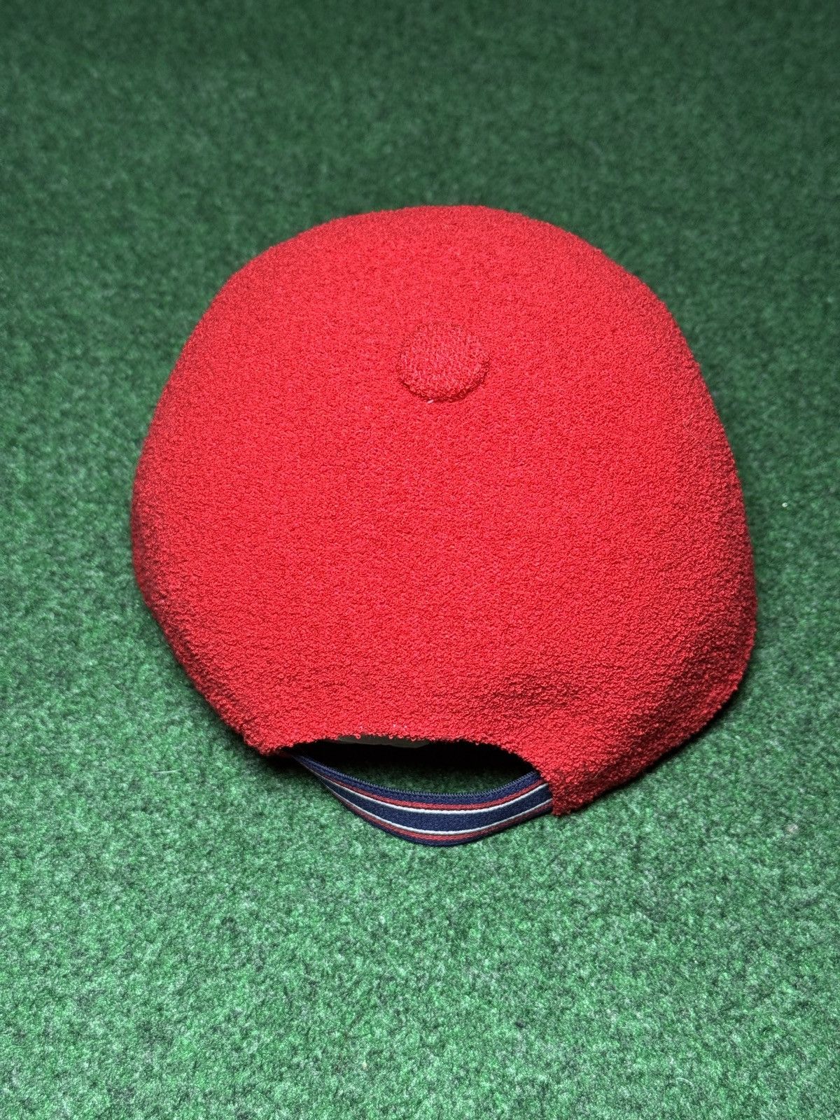 Kangol Vintage Y2K Kangol Bermurda Hip Hop Elastic Red Hat Size ONE SIZE - 3 Thumbnail
