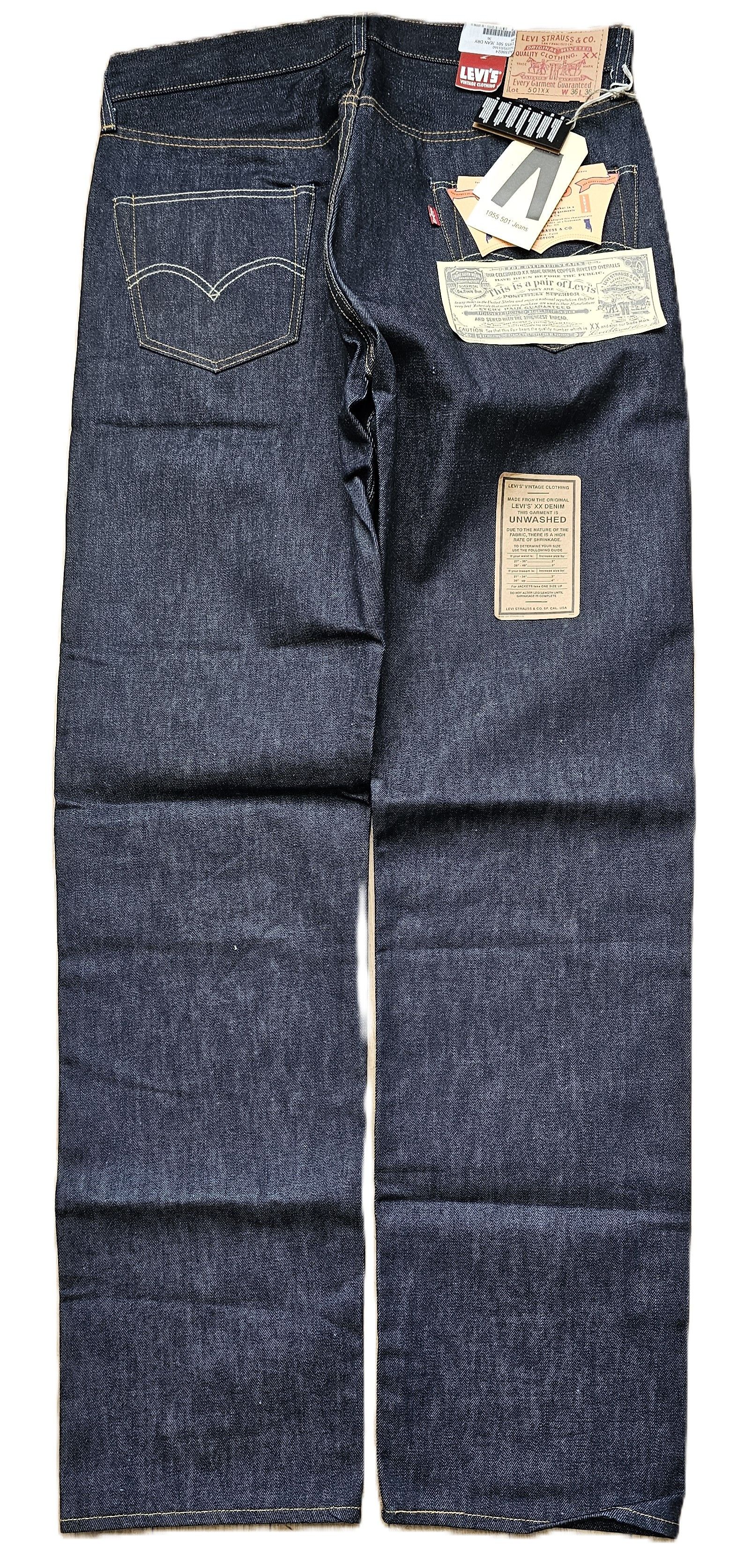 Levi's Levi's lvc 501xx 1955 50155 w36 L36 Made in USA dead stock Size US 36 / EU 52 - 6 Thumbnail