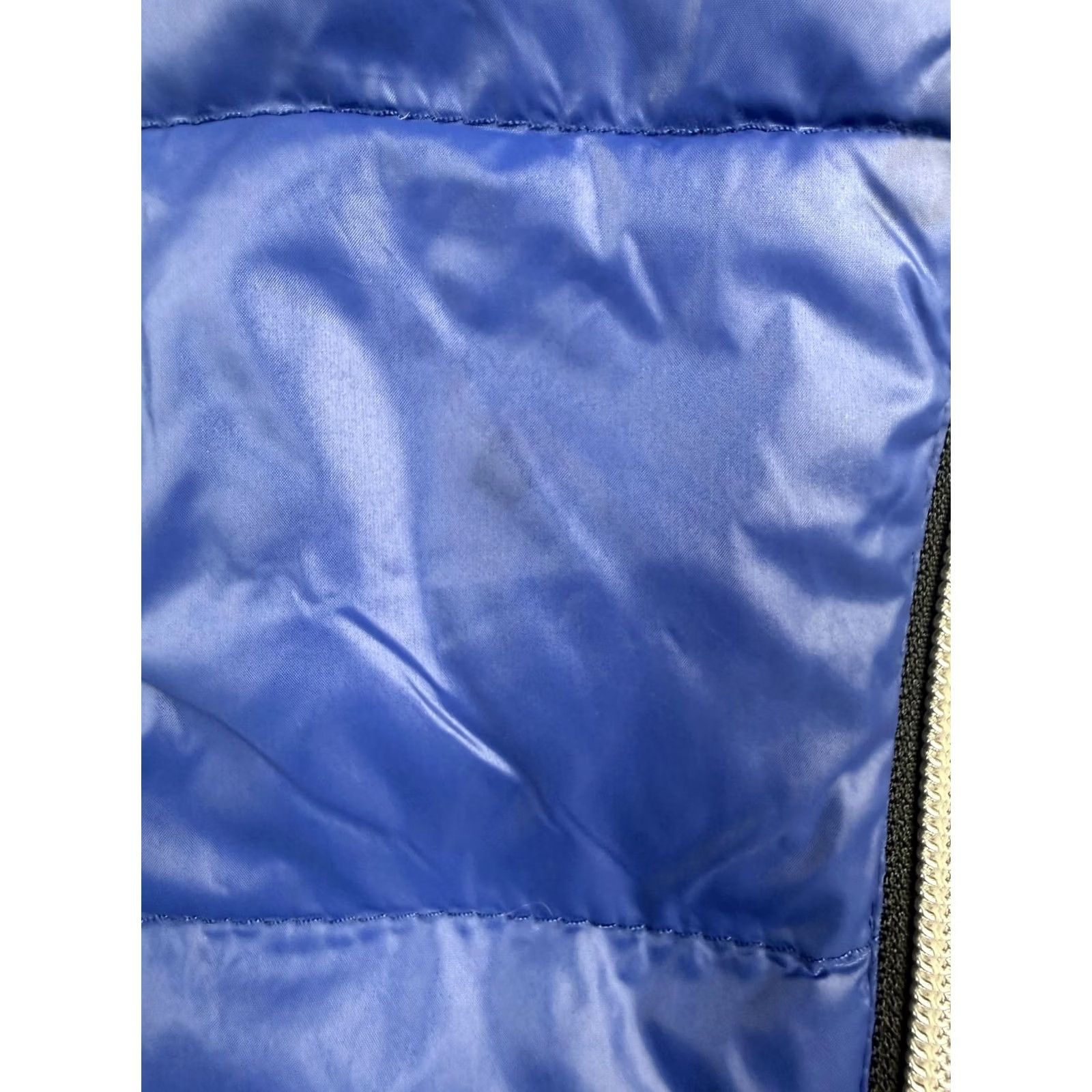 DKNY DKNY Jacket Womens M Blue Asymmetrical Zip Quilted Puffer Lightweight Mid-Length Casual Fall Winter Size M / US 6-8 / IT 42-44 - 7 Thumbnail